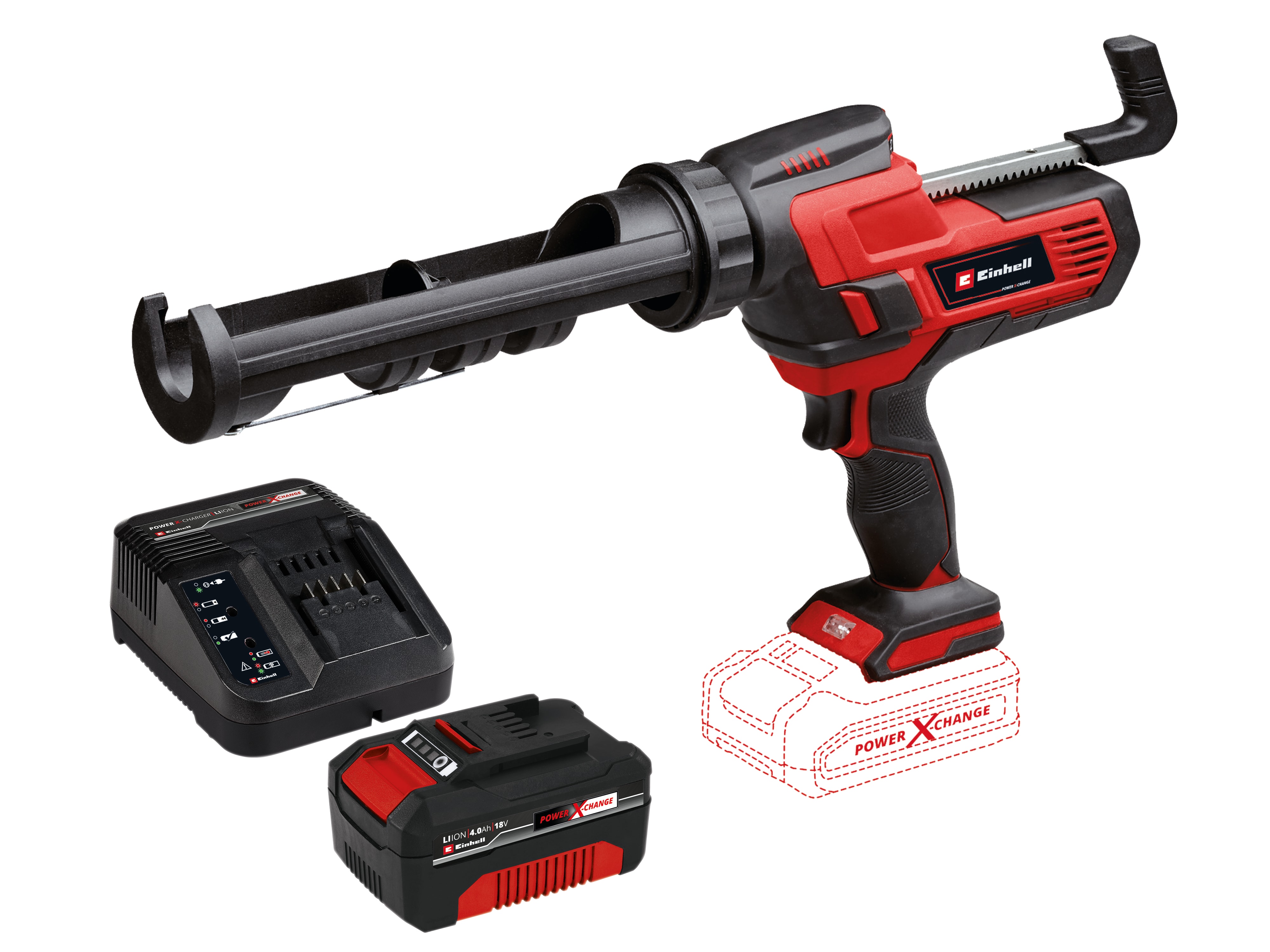 EINHELL Akku-Kartuschenpistole TE-SG 18/10 Li Kit (1x 4,0 Ah) EINHELL Akku-Kartuschenpistole TE-SG 18/10 Li Kit (1x 4,0 Ah)