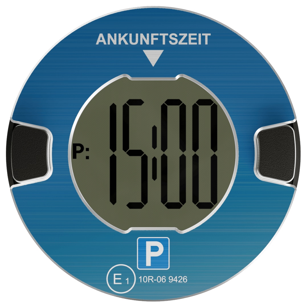 OOONO Elektronische Parkscheibe, P-DISC NO1, blau OOONO Elektronische Parkscheibe, P-DISC NO1, blau