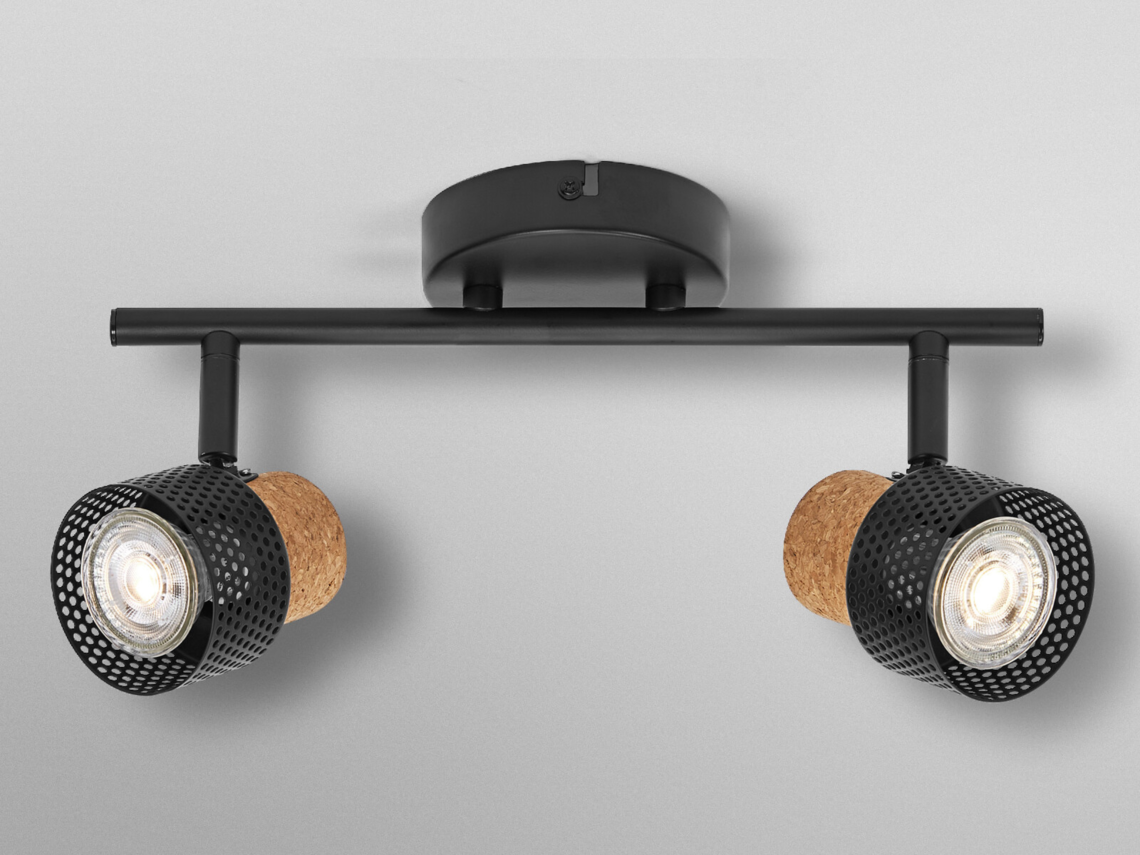 OSRAM LED-Deckenleuchte, GU10, 6,8 W, 460 lm, 2700 K, 2-Spot-Leuchte, dimmbar OSRAM LED-Deckenleuchte, GU10, 6,8 W, 460 lm, 2700 K, 2-Spot-Leuchte, dimmbar