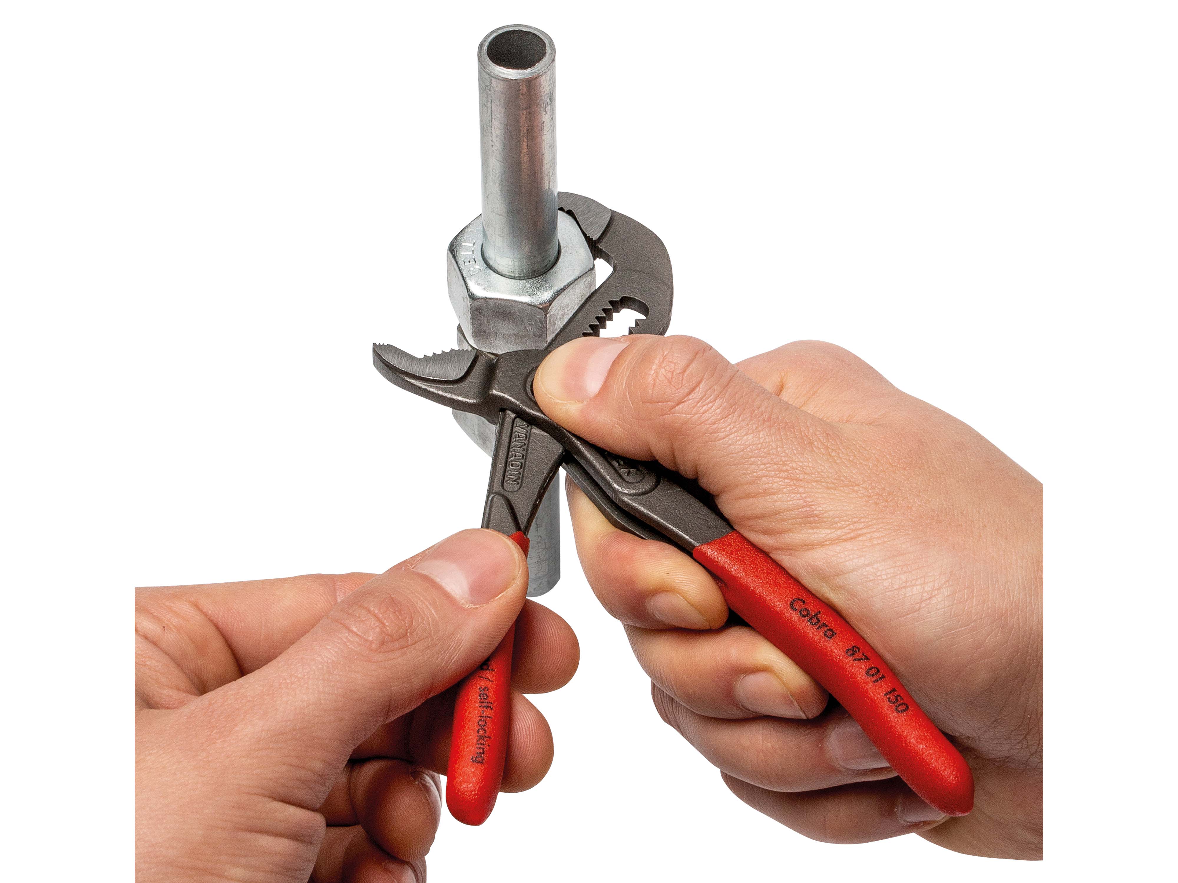 KNIPEX Wasserpumpenzange, Cobra®, 150 mm, 87 01 150 KNIPEX Wasserpumpenzange, Cobra®, 150 mm, 87 01 150