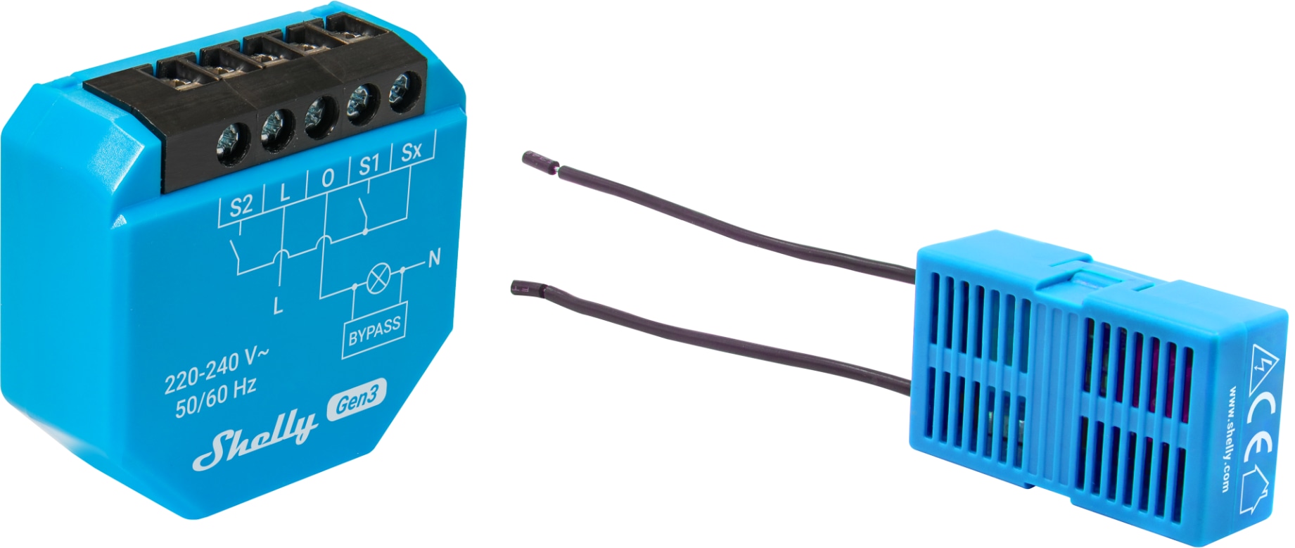 SHELLY Unterputz-Schalter 1L Gen3, WLAN, Bluetooth SHELLY Unterputz-Schalter 1L Gen3, WLAN, Bluetooth