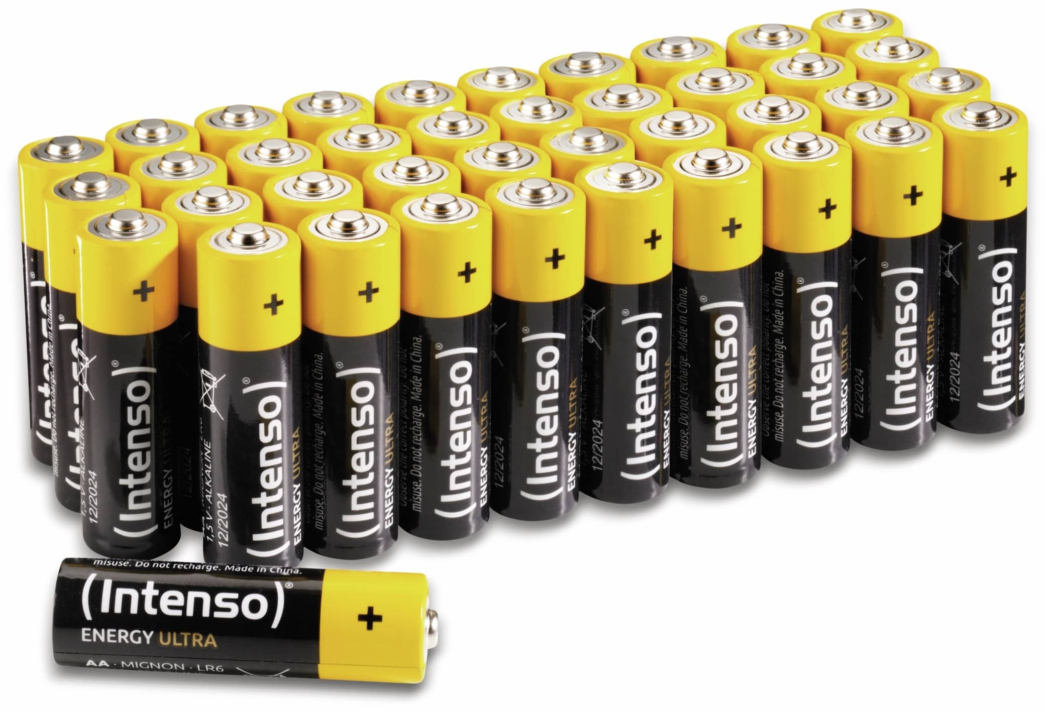 INTENSO Mignon-Batterie-Set Energy Ultra, AA LR06, Alkaline, 40 Stück INTENSO Mignon-Batterie Energy Ultra, AA LR06, 40 Stück