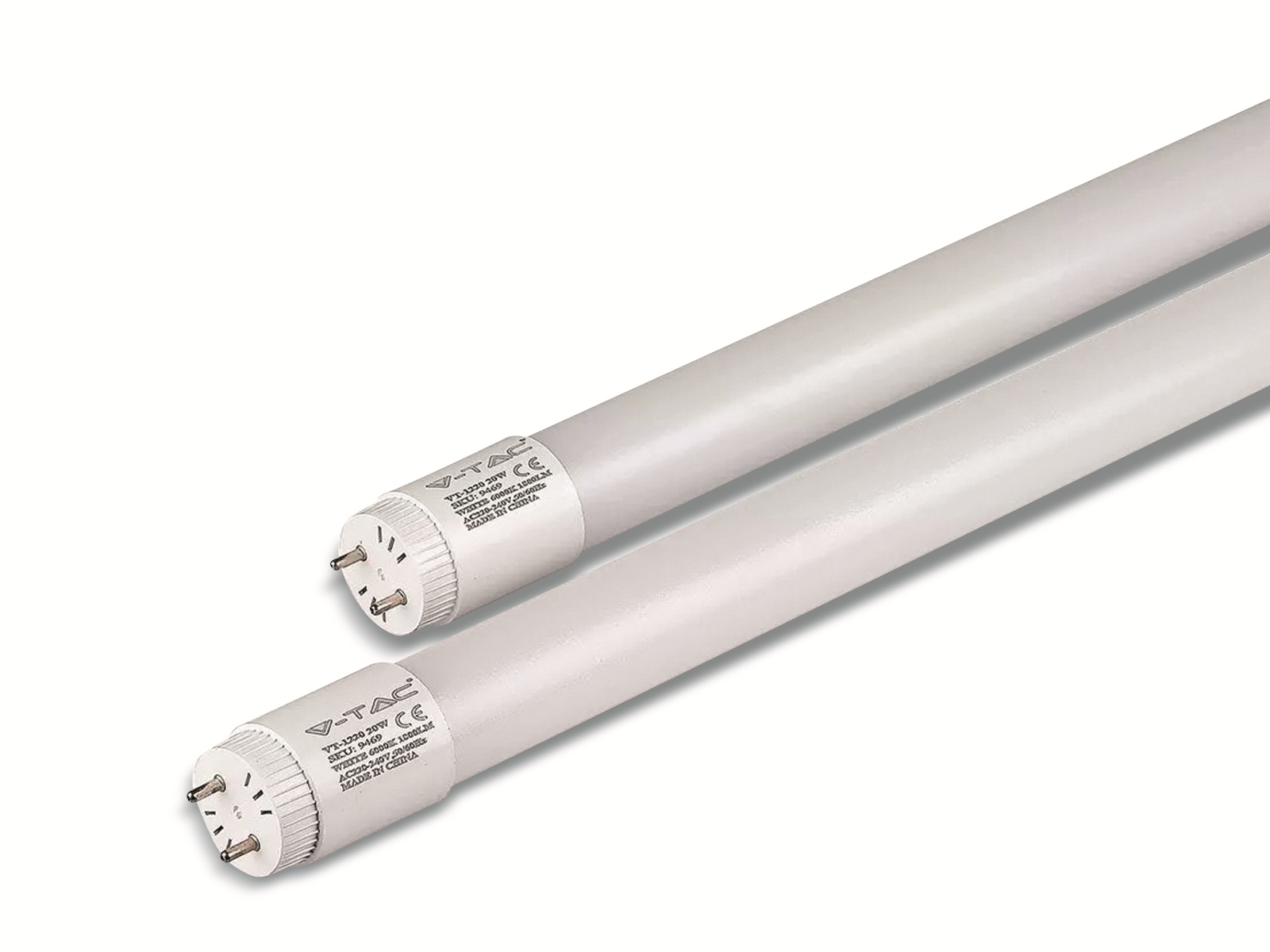 V-TAC LED-Feuchtraum-Wannenleuchte VT-12023 (6399), 2x 18 W, 6500K V-TAC LED-Feuchtraum-Wannenleuchte VT-12023 (6399), 2x 18 W, 6400K
