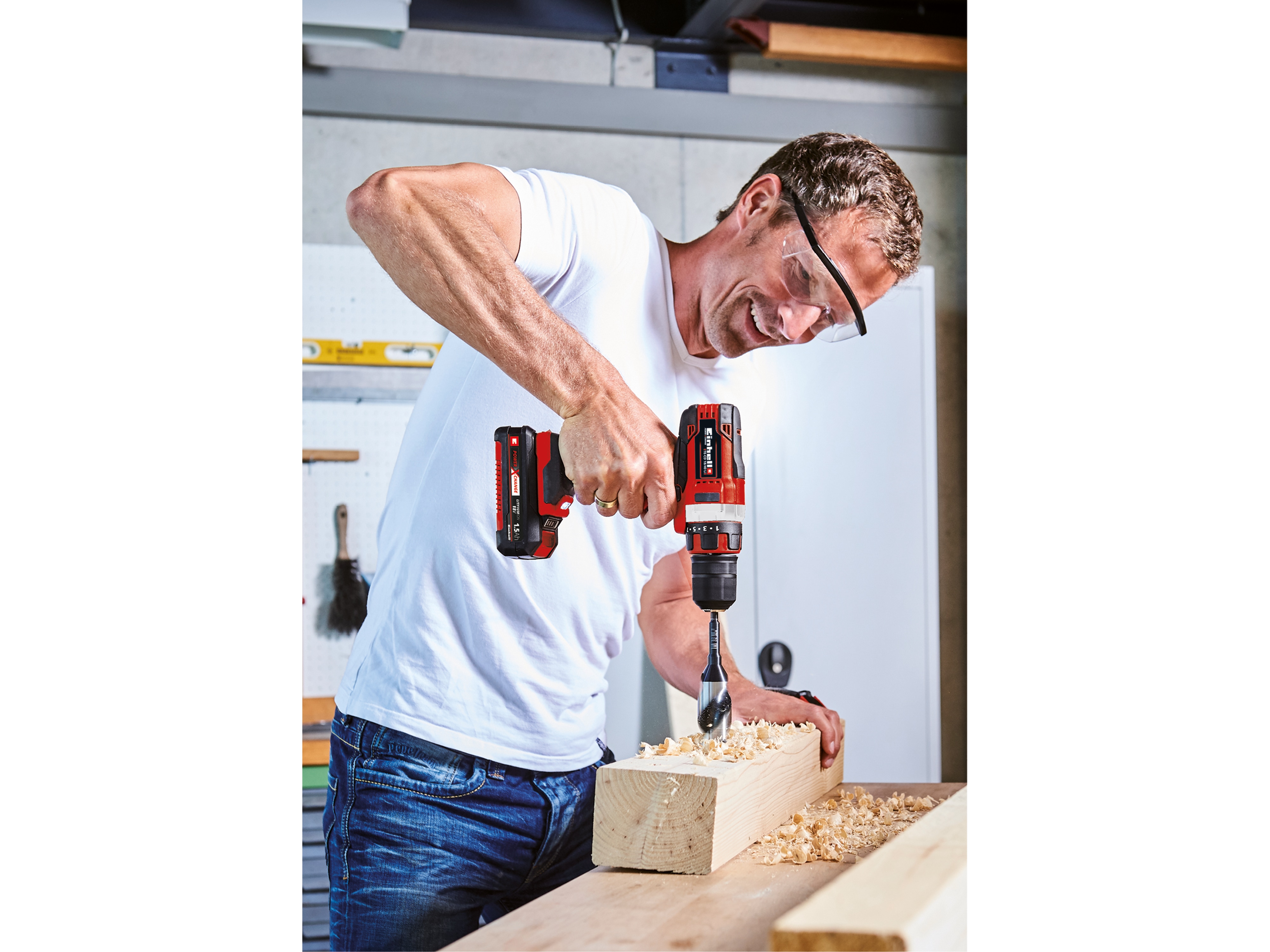 EINHELL Akku-Bohrschrauber TE-CD 18/40 Li Kit (1x 4,0 Ah)