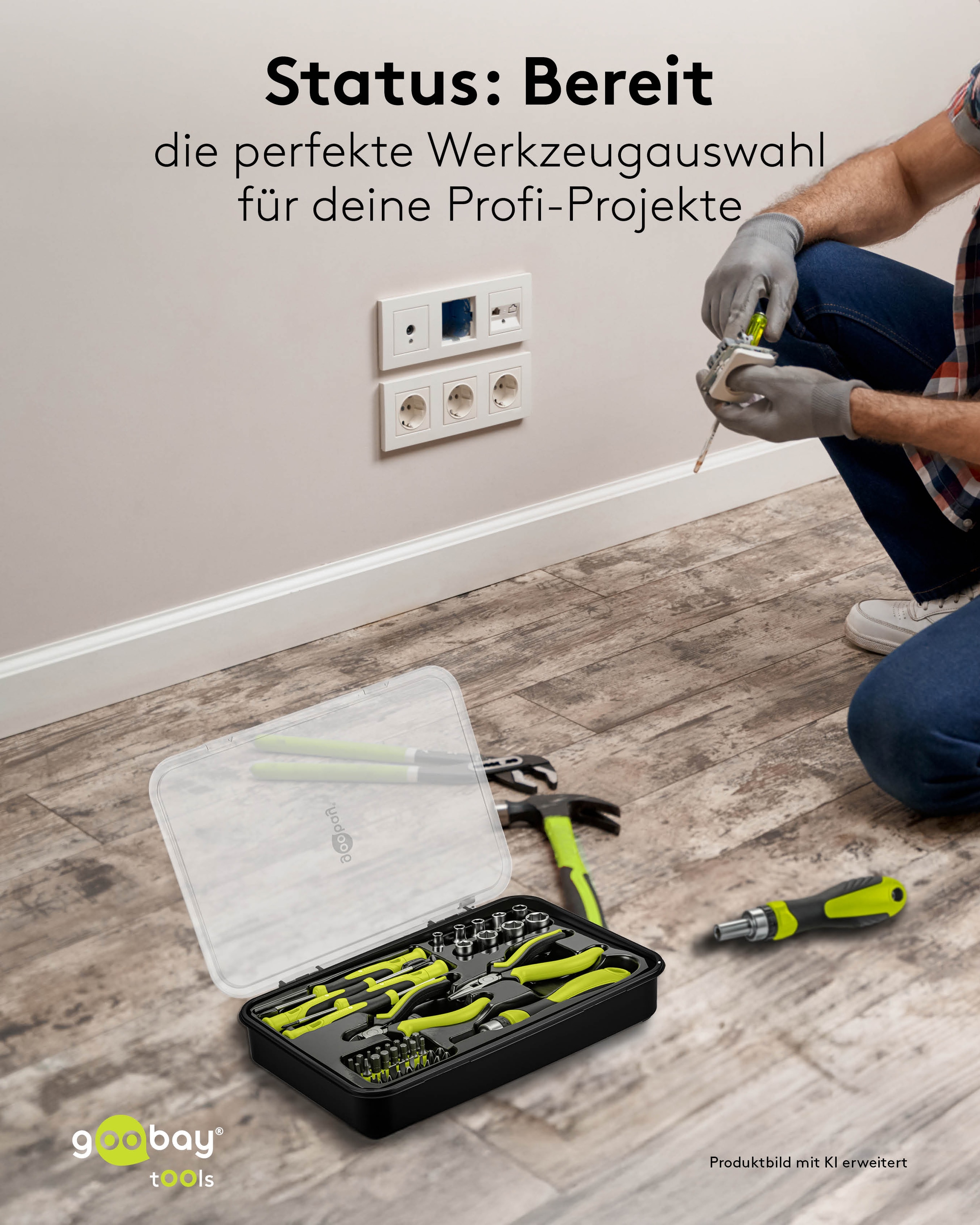 GOOBAY TOOLS Werkzeug-Set Advanced, 77846, 49-teilig
