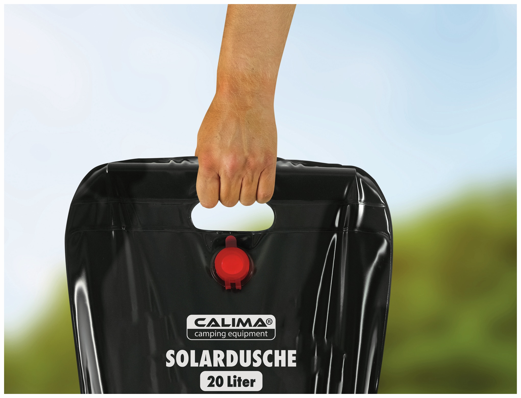 CALIMA CAMPING EQUIPMENT Campingdusche, 20 l, schwarz CALIMA CAMPING EQUIPMENT Campingdusche, 20 l, schwarz