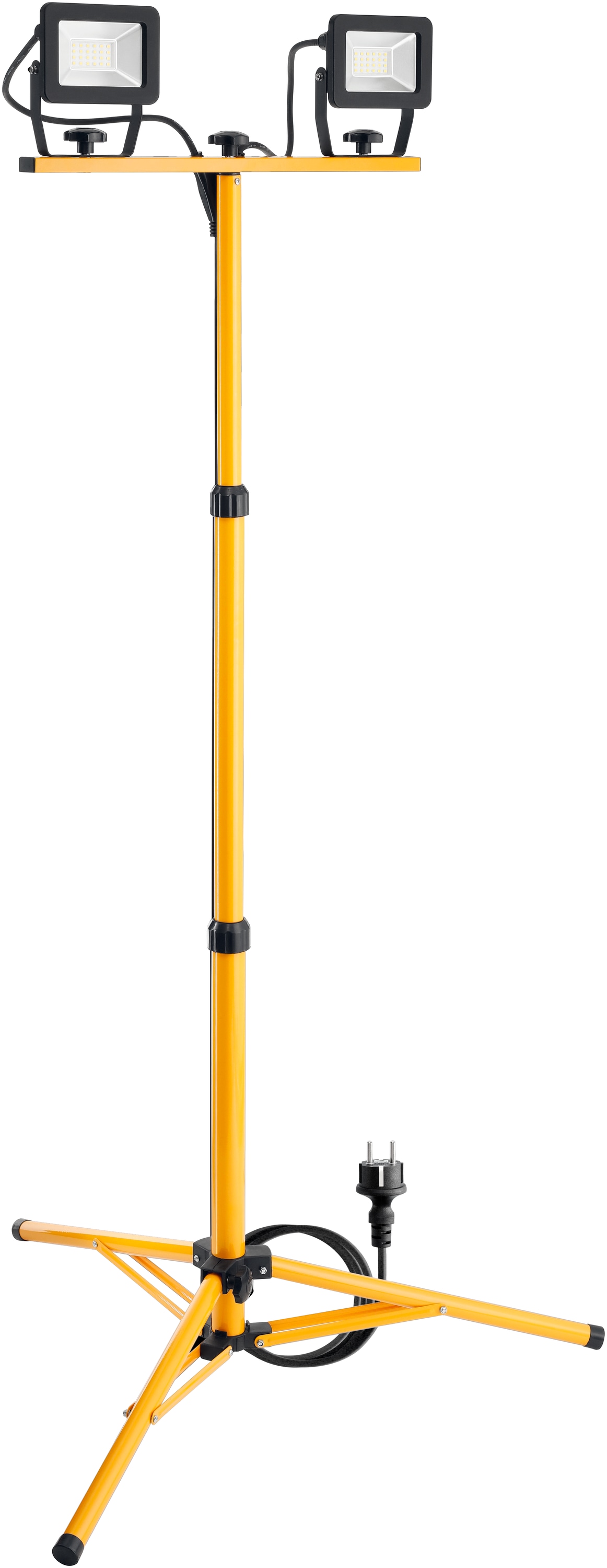 GOOBAY LED-Baustrahler, Teleskopstativ, 2x20W, 4000K GOOBAY LED-Baustrahler, Teleskopstativ, 2x20W, 4000K