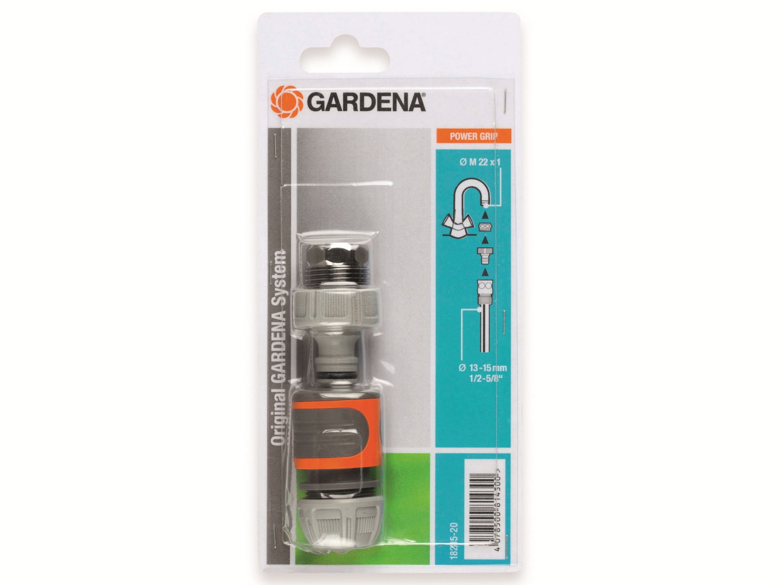 GARDENA Schnellanschluss-Satz 18285-20, 3-teilig GARDENA Schnellanschluss-Satz 18285-20, 3-teilig