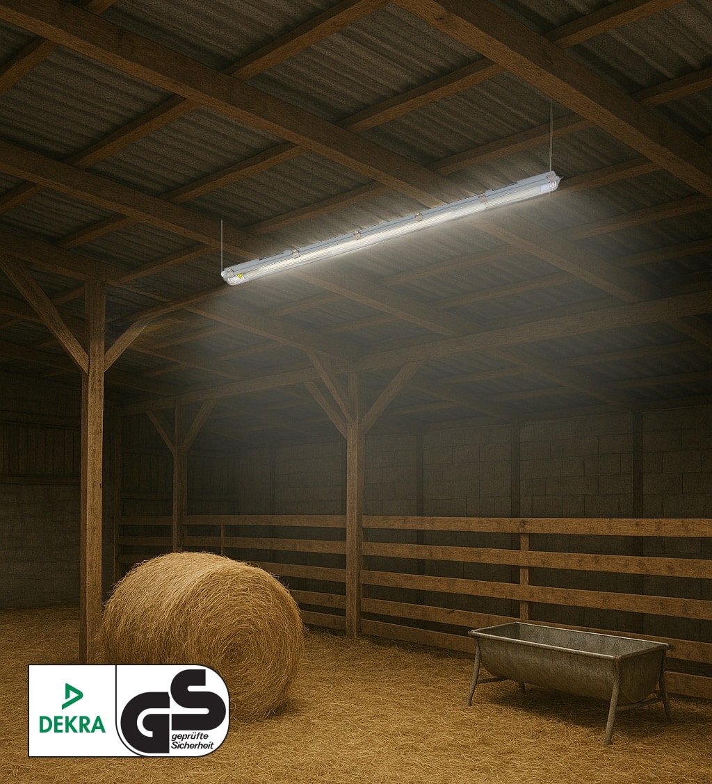 BLULAXA LED-Feuchtraumwannenleuchte, 18W, 4000K, 2700lm, neutralweiß, IP65, D-Zertifiziert, 120 cm BLULAXA LED-Feuchtraumwannenleuchte, 18W, 4000K, 2700lm, neutralweiß, IP65, D-Zertifiziert, 120 cm