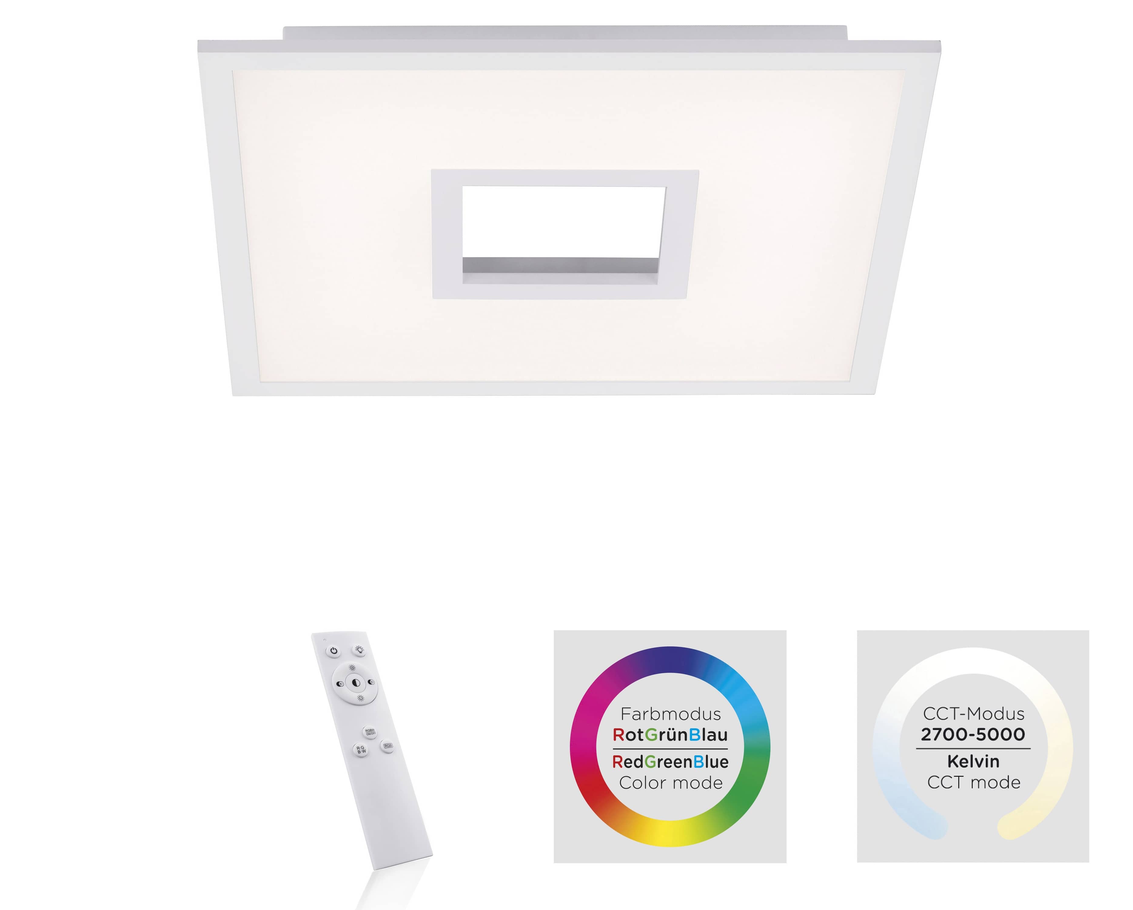 JUST LIGHT LED-Deckenleuchte 11645-16 weiß, 27,5W, 3450lm, CCT, RGB JUST LIGHT LED-Deckenleuchte 11645-16 weiß, 27,5W, 3450lm, CCT, RGB
