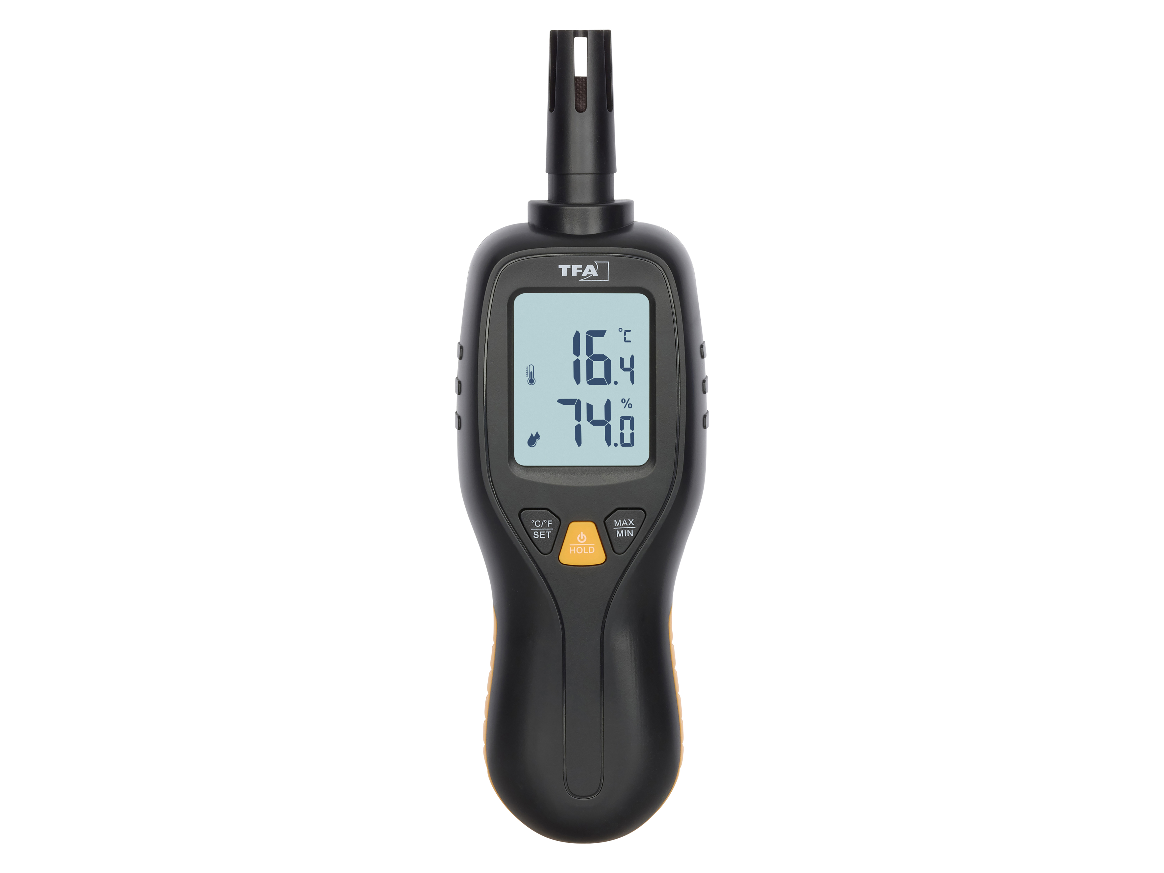 TFA Digitales Profi-Thermo-Hygrometer, schwarz TFA Digitales Profi-Thermo-Hygrometer, schwarz