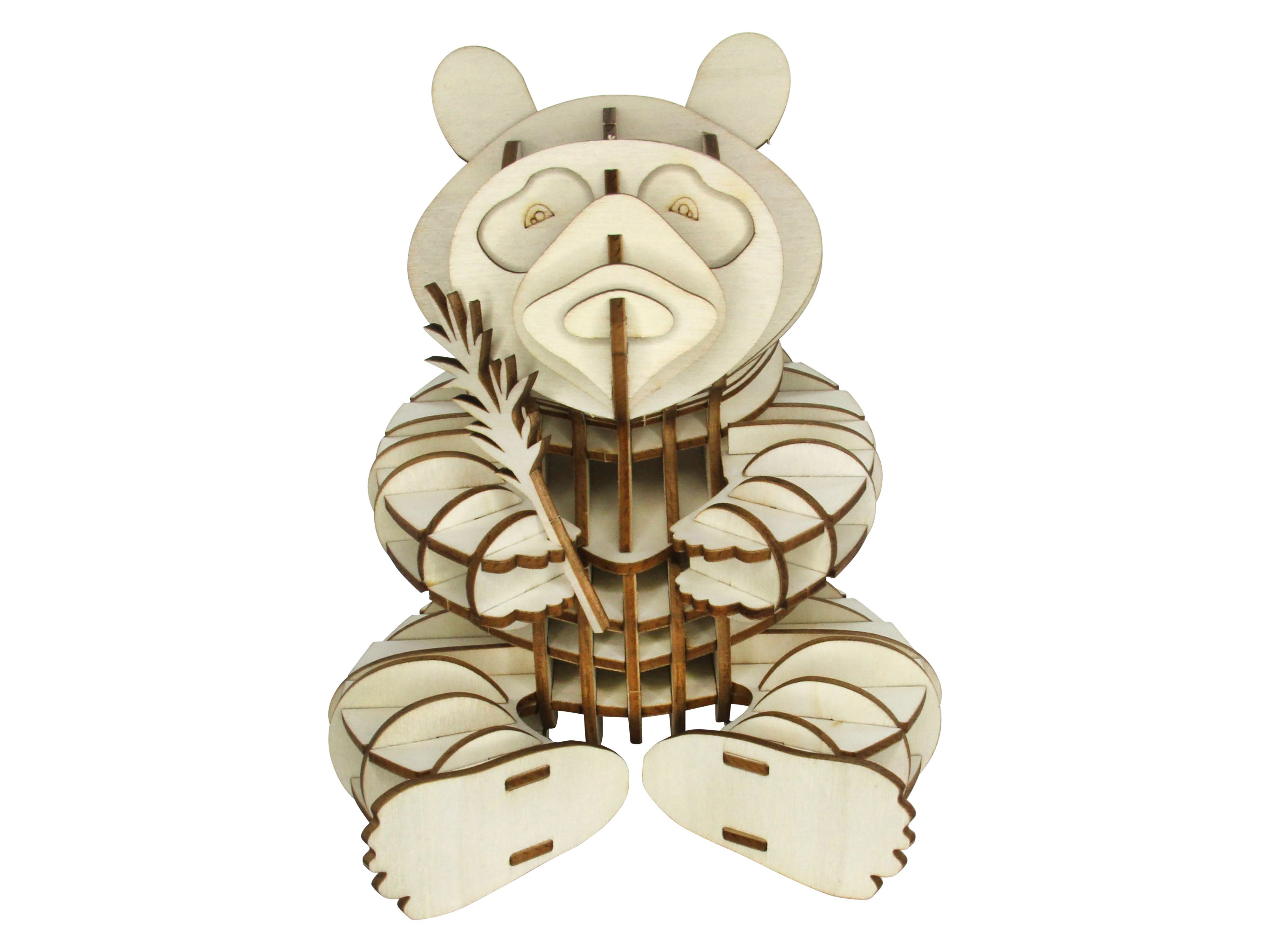 SOL-EXPERT 3D Holz Puzzle Panda Bär SOL-EXPERT 3D Holz Puzzle Panda Bär