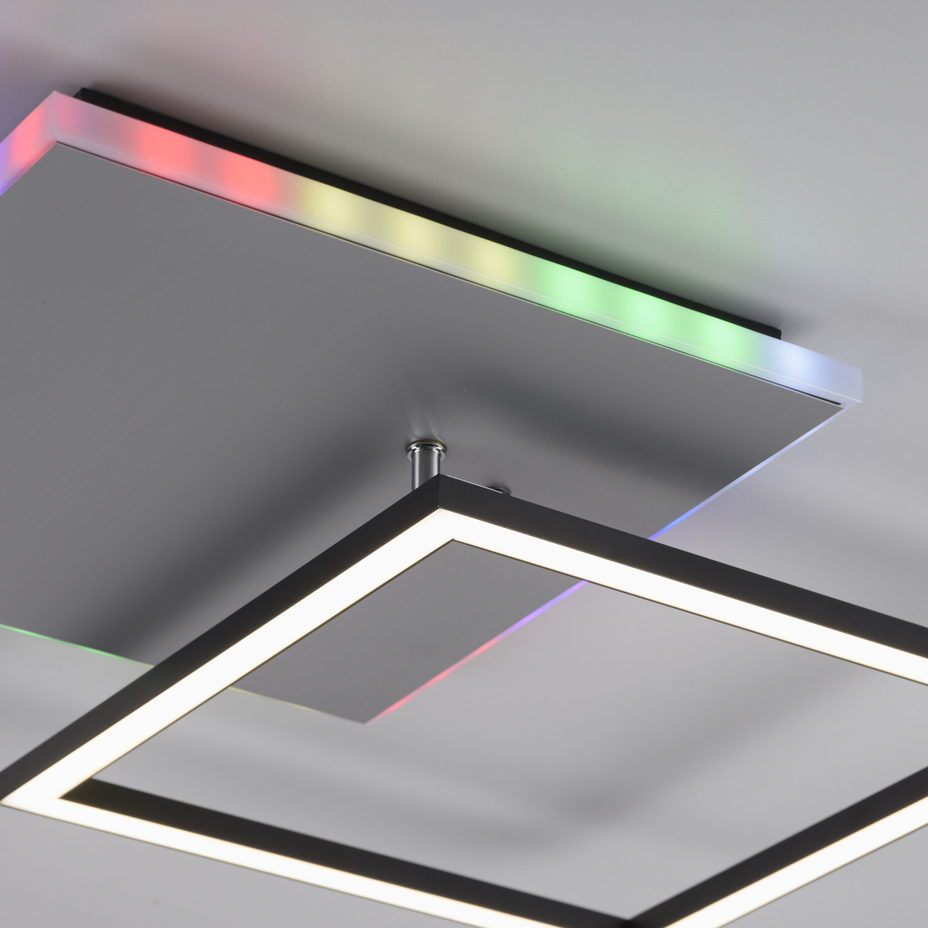 JUST LIGHT LED-Deckenleuchte 11327-95 alufarbig, 31 W, 3200 lm, CCT, RGB JUST LIGHT LED-Deckenleuchte 11327-95 alufarbig, 31 W, 3200 lm, CCT, RGB