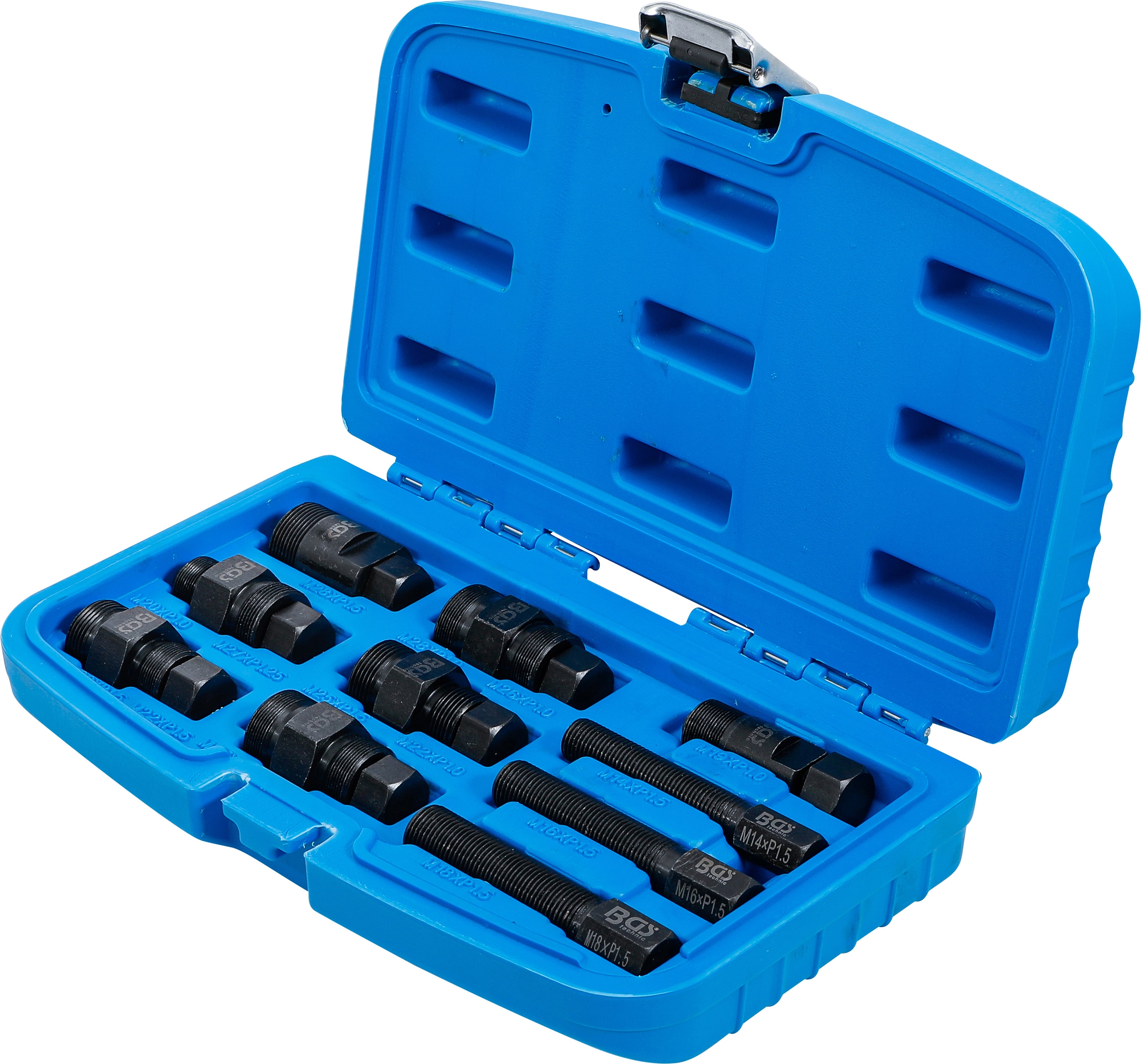 BGS TECHNIC Polrad-Abzieher-Satz, 7748, für Motorräder, 10-teilig BGS TECHNIC Polrad-Abzieher-Satz, 7748, für Motorräder, 10-teilig