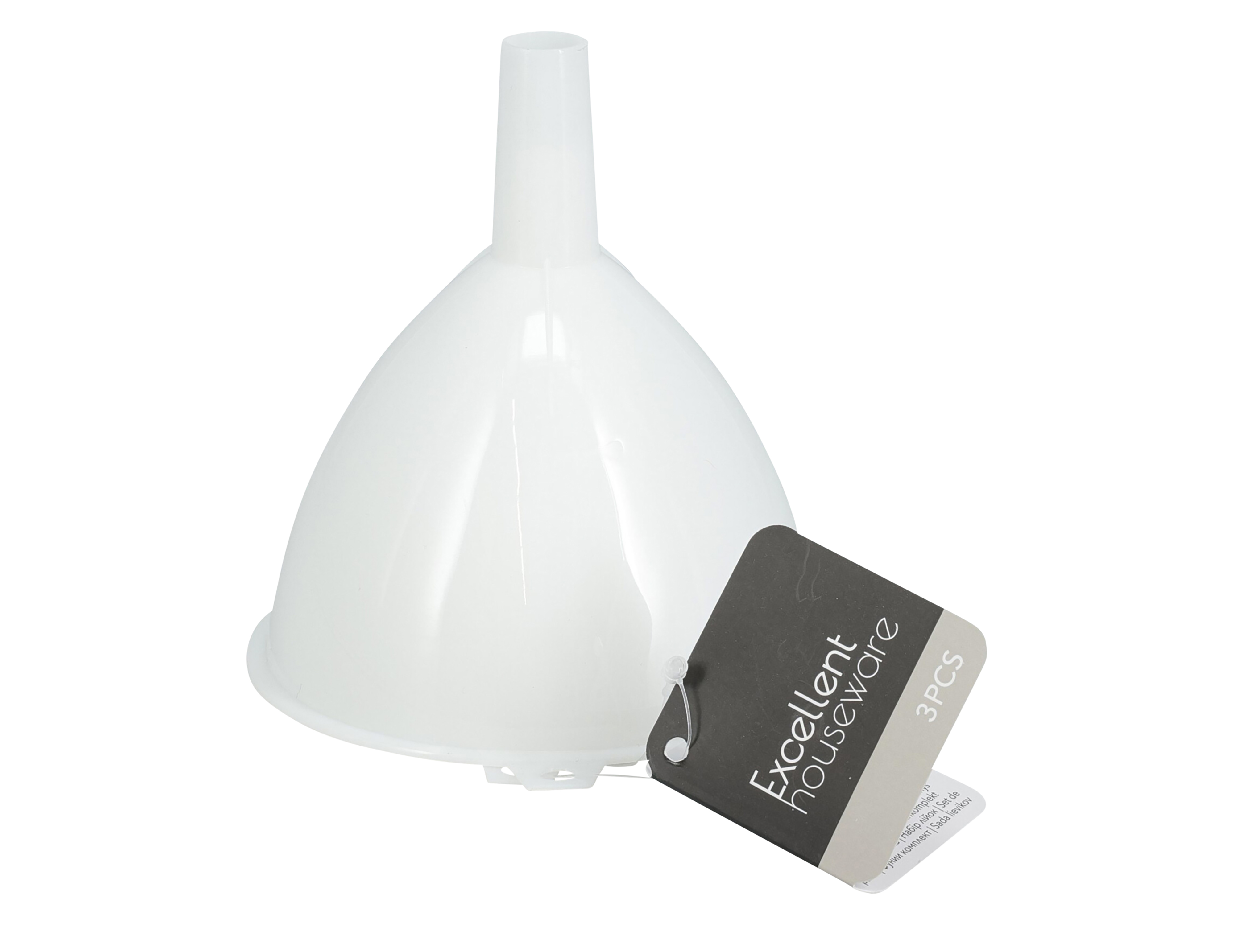 EXCELLENT HOUSEWARE, Trichter-Set, 3-tlg., 7, 8, 10,5 cm EXCELLENT HOUSEWARE, Trichter-Set, 3-tlg., 7, 8, 10,5 cm