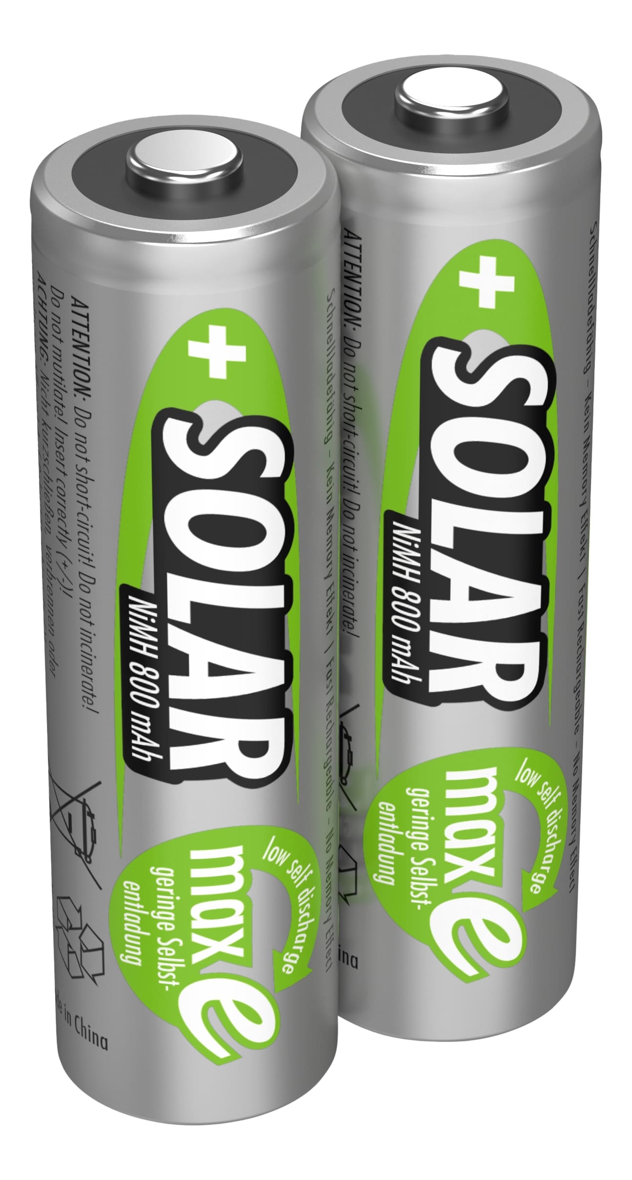 ANSMANN Solar NiMH Akku Mignon AA 800 mAh maxE 2-Stück ANSMANN Solar NiMH Akku Mignon AA 800 mAh maxE 2-Stück