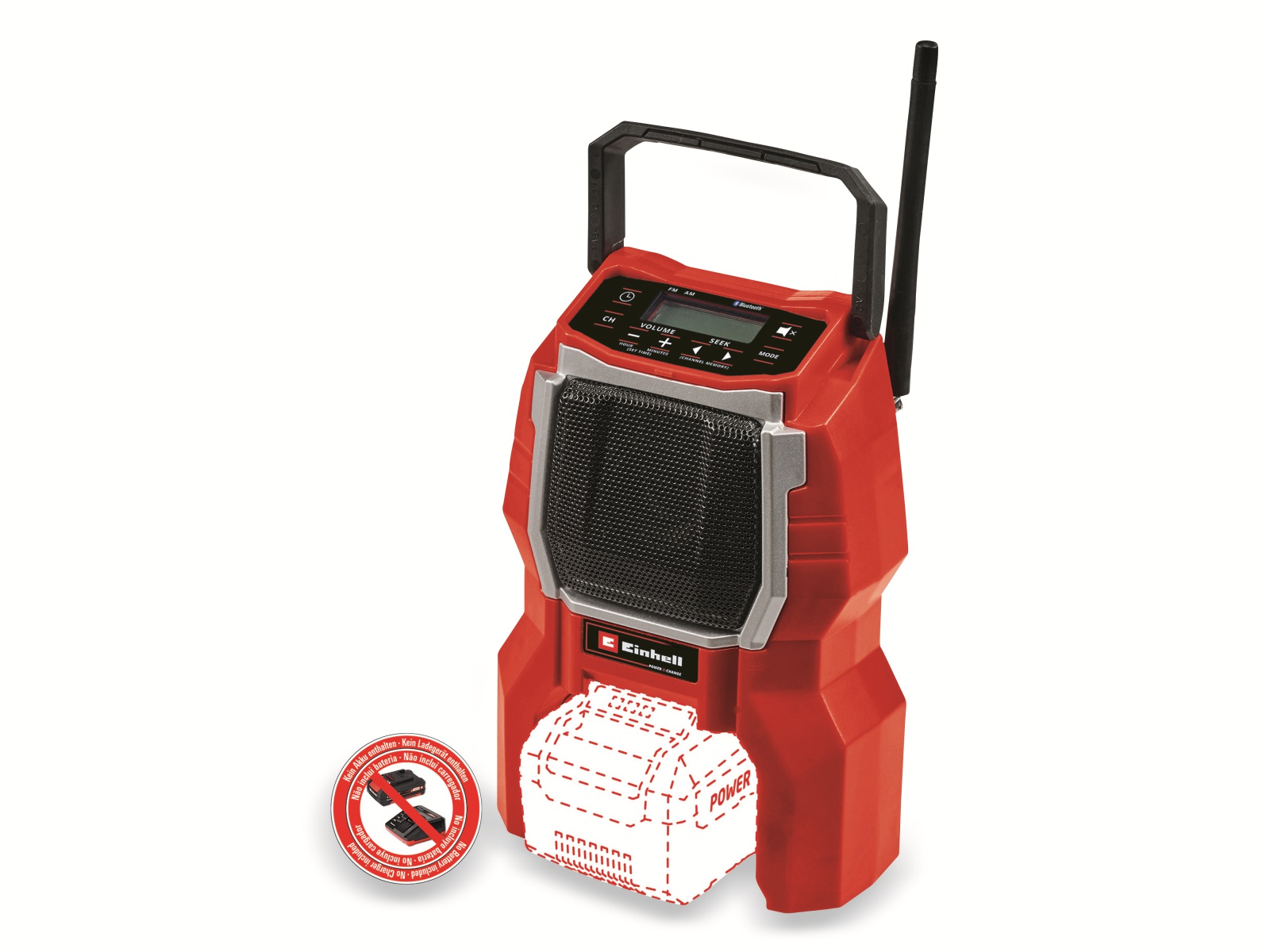 EINHELL Akku-Radio TC-RA 18 Li BT - Solo EINHELL Akku-Radio TC-RA 18 Li BT - Solo