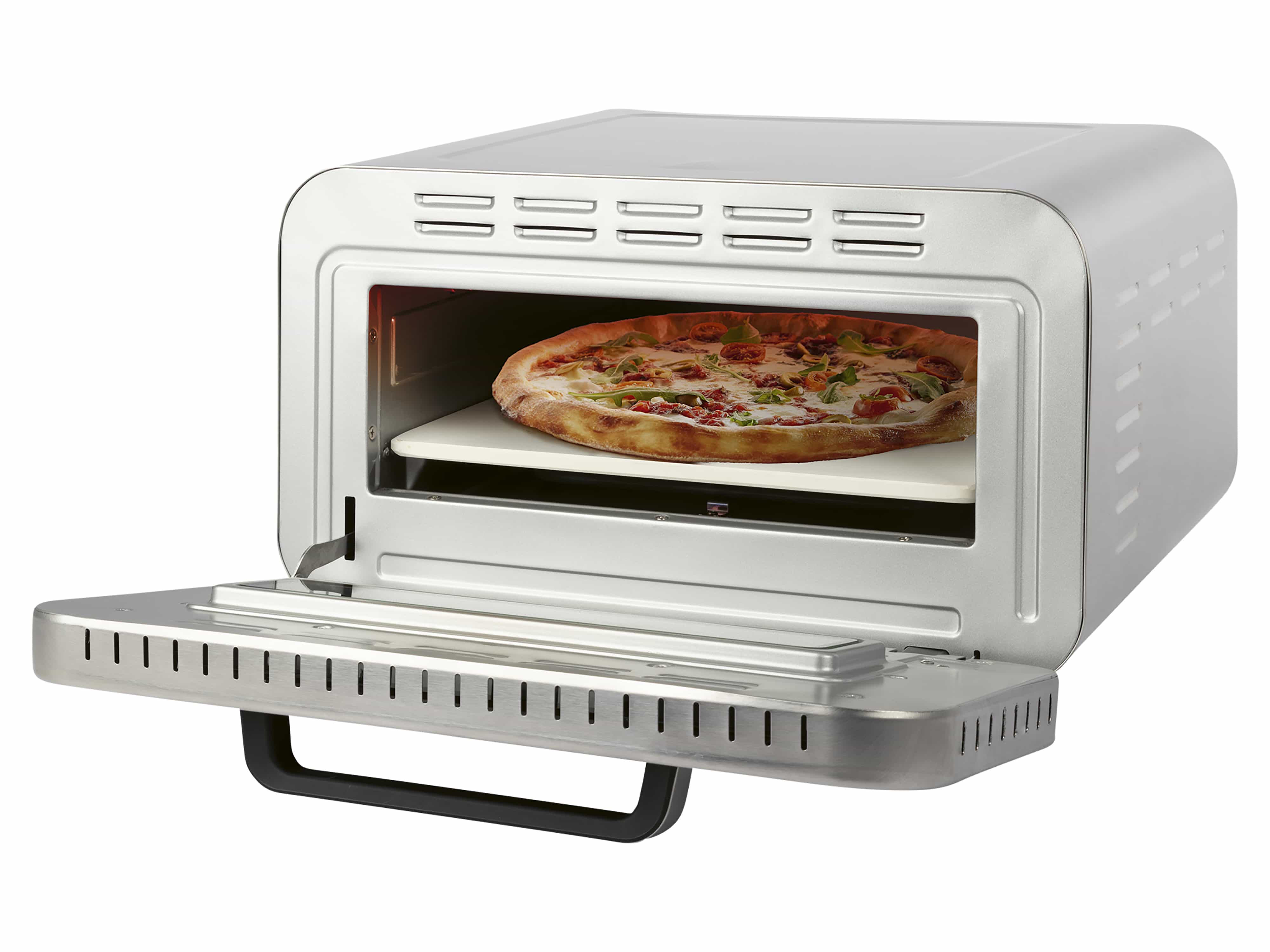 PROFI COOK Pizzaofen PC-PO 1323, inkl. Pizzastein & Pizzaheber, 400°C PROFICOOK Pizzaofen PC-PO 1323, inkl. Pizzastein & Pizzaheber, 400°C