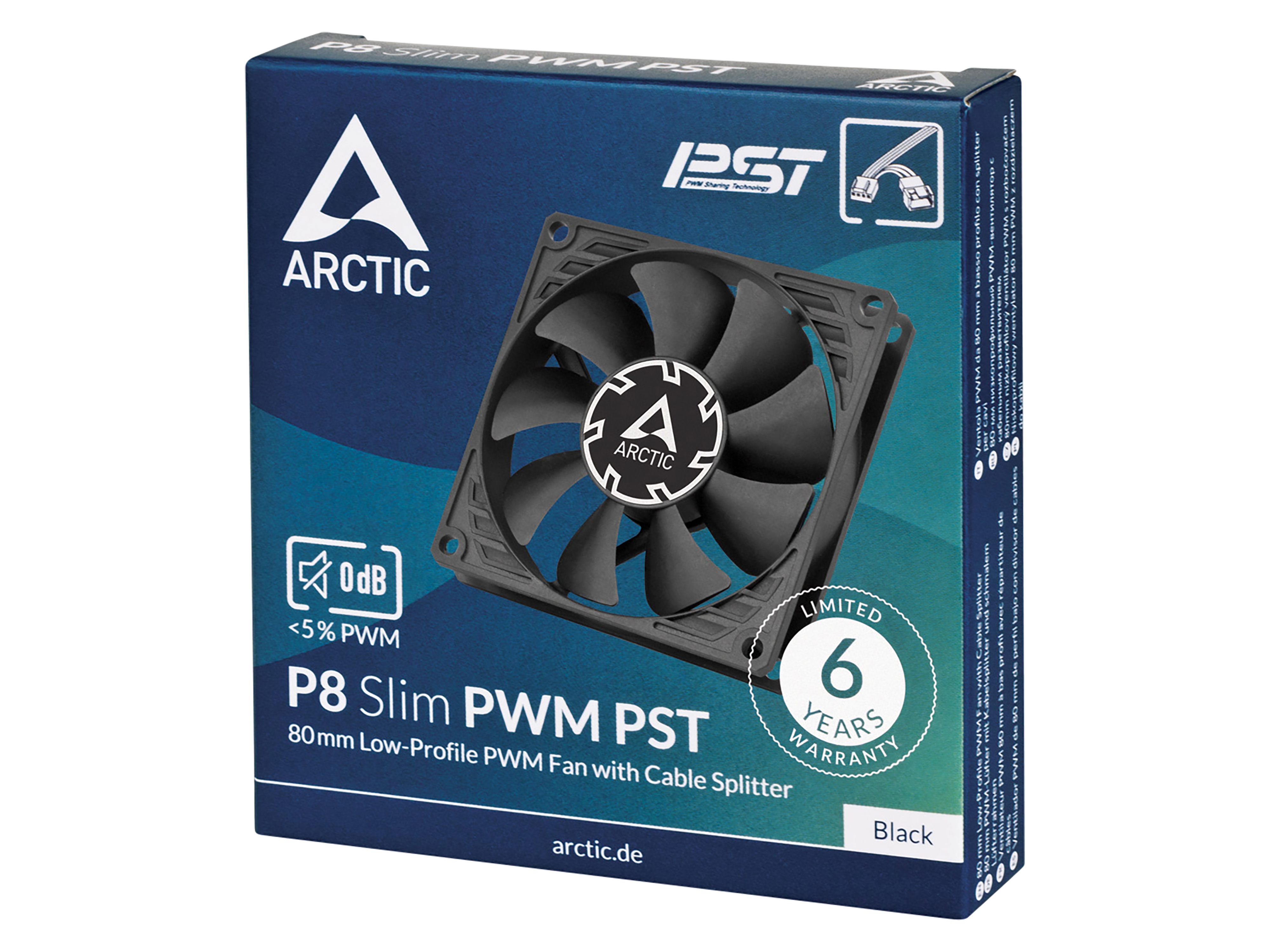 ARCTIC Lüfter P8 Slim PWM PST ARCTIC Lüfter P8 Slim PWM PST