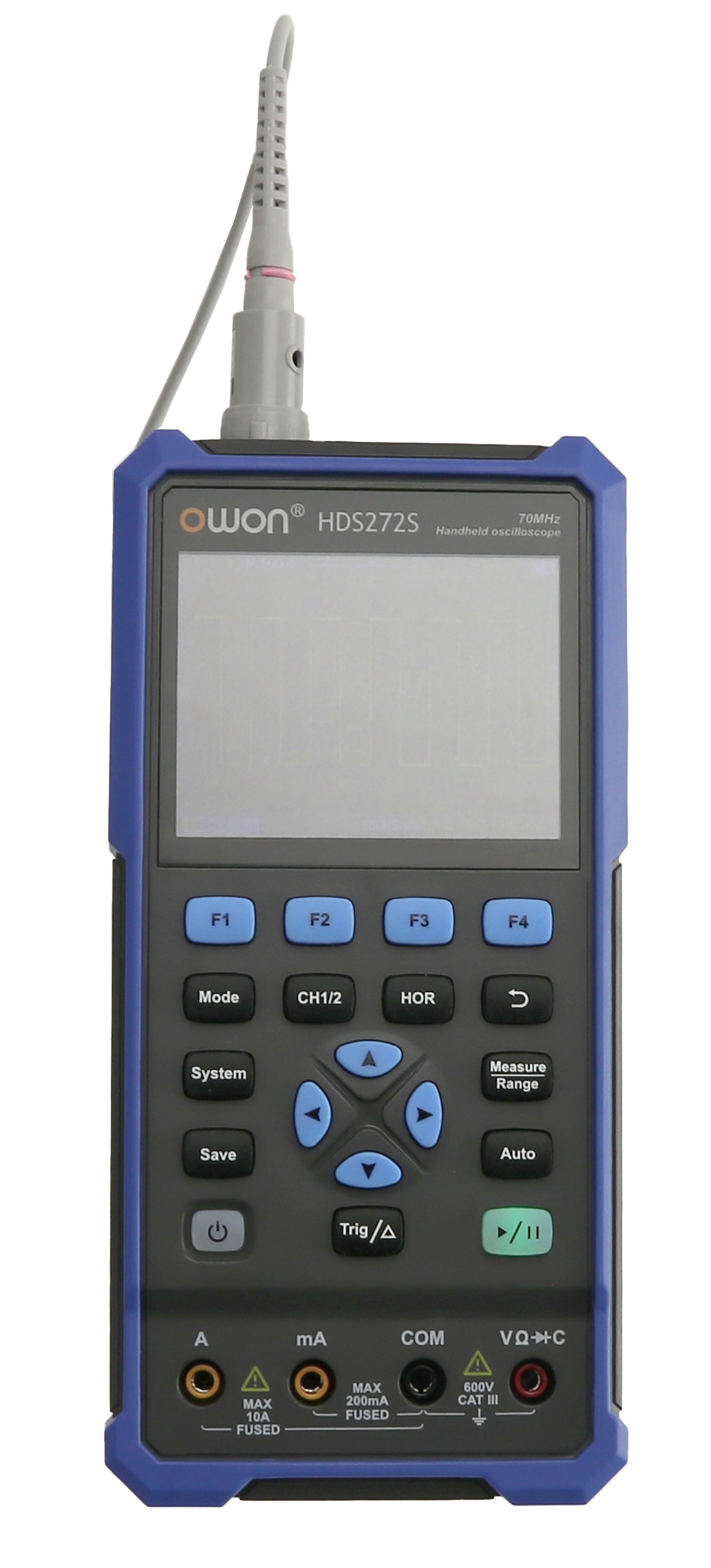 OWON LCD-Oszilloskop mit Multimeter und Funktionsgenerator, HDS272S, 2-Kanal, 70 MHz OWON LCD-Oszilloskop mit Multimeter und Funktionsgenerator, HDS272S, 2-Kanal, 70 MHz