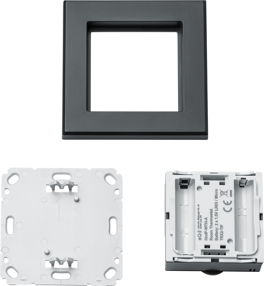 HOMEMATIC IP 159820A0, Wandthermostat Luftfeuchtigkeitssensor, anthrazit HOMEMATIC IP 159820A0, Wandthermostat Luftfeuchtigkeitssensor, anthrazit