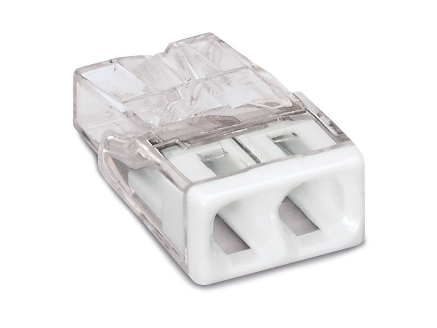 WAGO Steckklemmen 2273-202, 2-polig, 0,5...2,5 mm², 100 Stück WAGO Steckklemmen 2273-202, 2-polig, 0,5...2,5 mm², 100 Stück