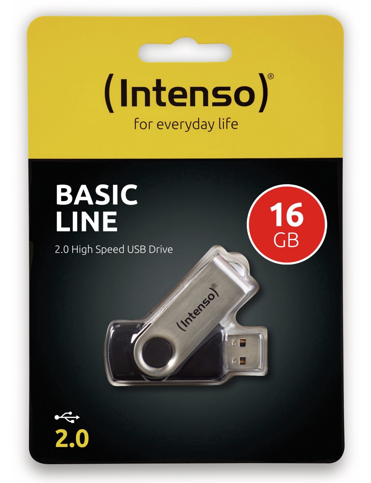 INTENSO USB-Stick Basic Line 3503470 USB 2.0 16GB INTENSO USB-Speicherstick BasicLine, 16 GB