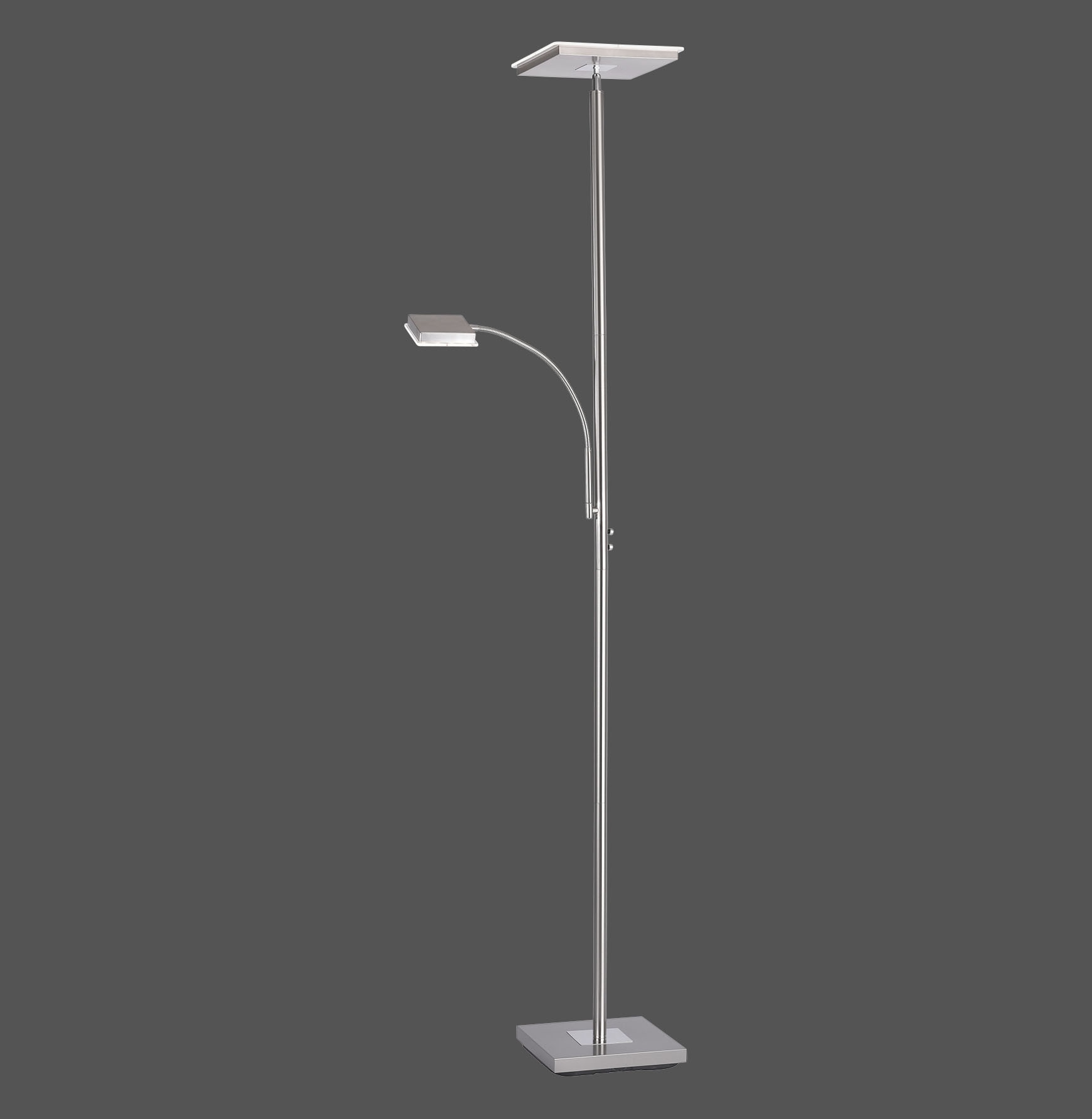 JUST LIGHT LED-Stehleuchte 11710-55 stahl, 26 W, 2900 lm, 3000 K JUST LIGHT LED-Stehleuchte 11710-55 stahl, 26 W, 2900 lm, 3000 K
