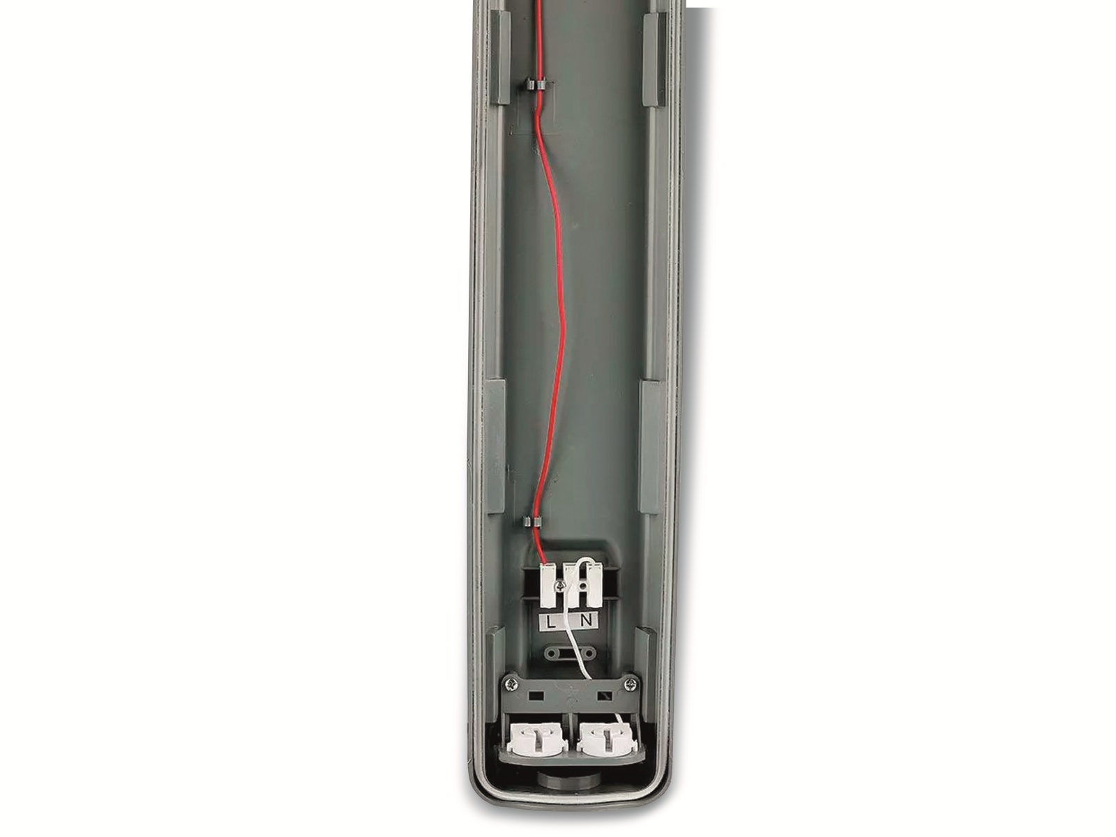 V-TAC LED-Feuchtraum-Wannenleuchte VT-12023 (6399), 2x 18 W, 6500K V-TAC LED-Feuchtraum-Wannenleuchte VT-12023 (6399), 2x 18 W, 6400K