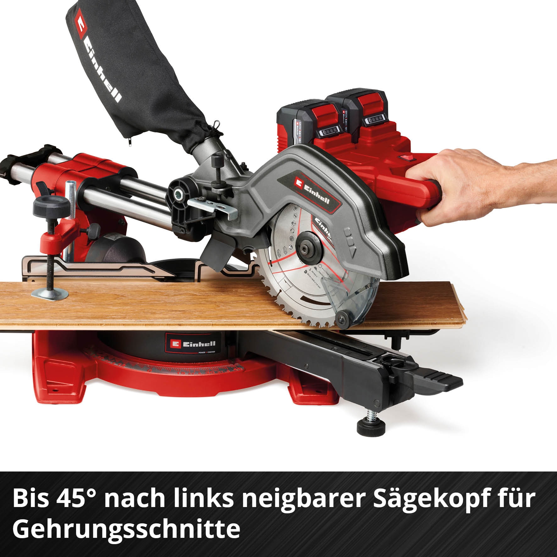 EINHELL Akku-Zug-Kapp-Gehrungssäge TE-SM 36/8 L Li-Solo EINHELL Akku-Zug-Kapp-Gehrungssäge TE-SM 36/8 L Li-Solo
