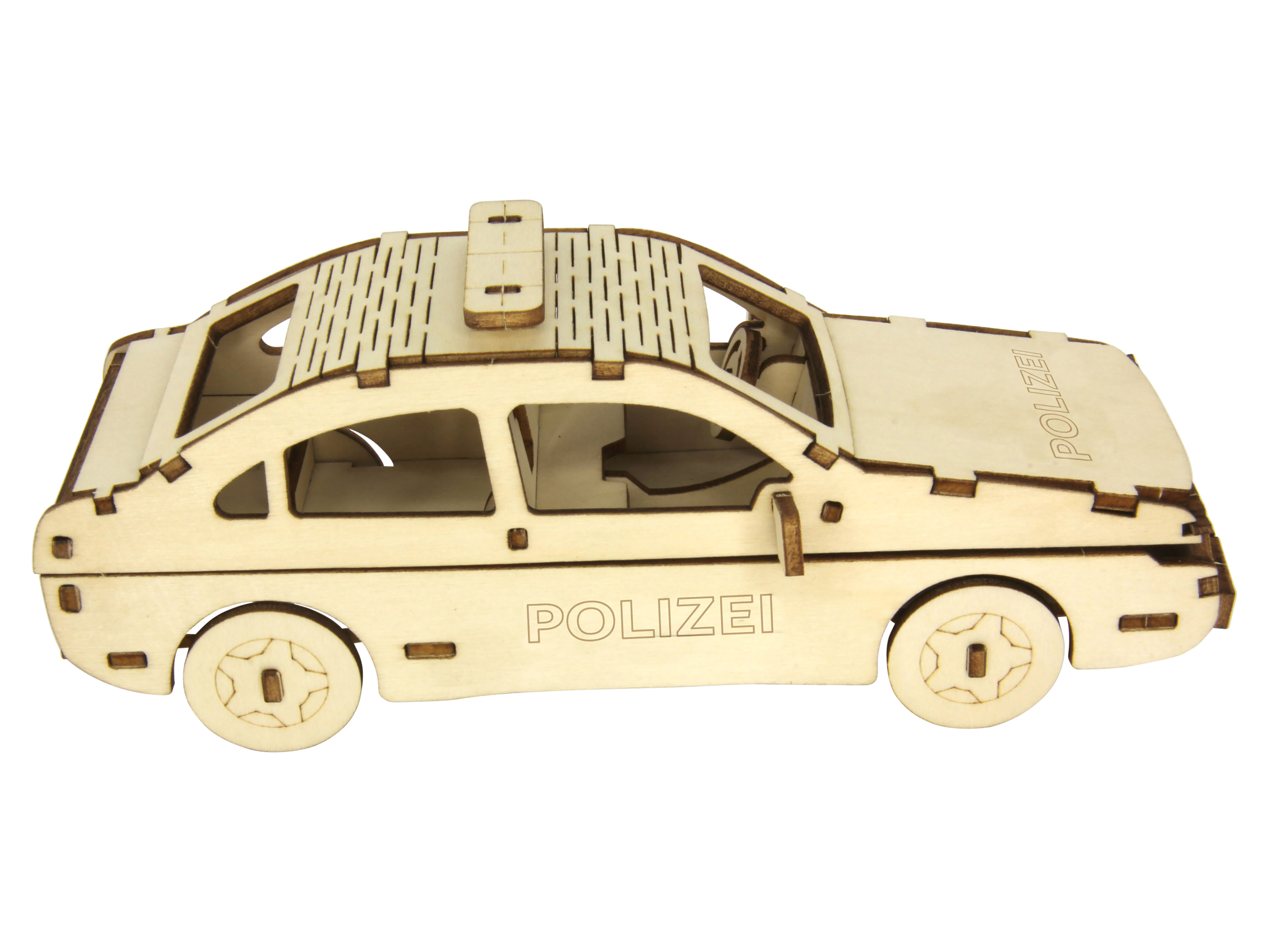 SOL-EXPERT 3D Holz Puzzle Polizeiauto SOL-EXPERT 3D Holz Puzzle Polizeiauto