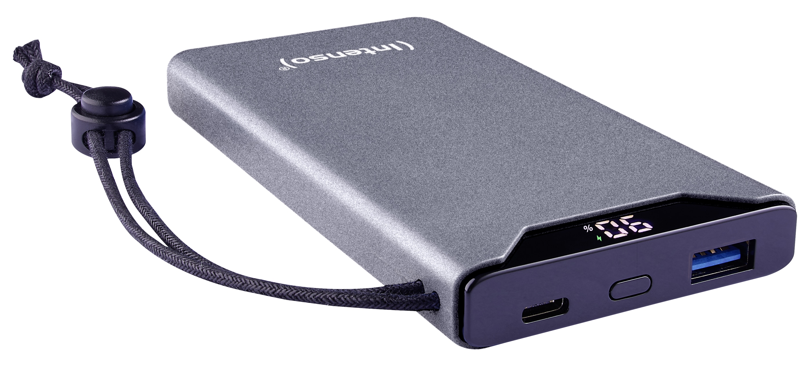 INTENSO USB Powerbank 7332034, F10000, 10.000mAh, 20 W, grau INTENSO USB Powerbank 7332034, F10000, 10.000mAh, 20 W, grau
