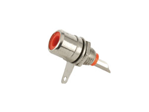 S-IMPULS Cinch-Einbaubuchse, rot, 6 mm S-IMPULS Cinch-Einbaubuchse, rot, 6 mm