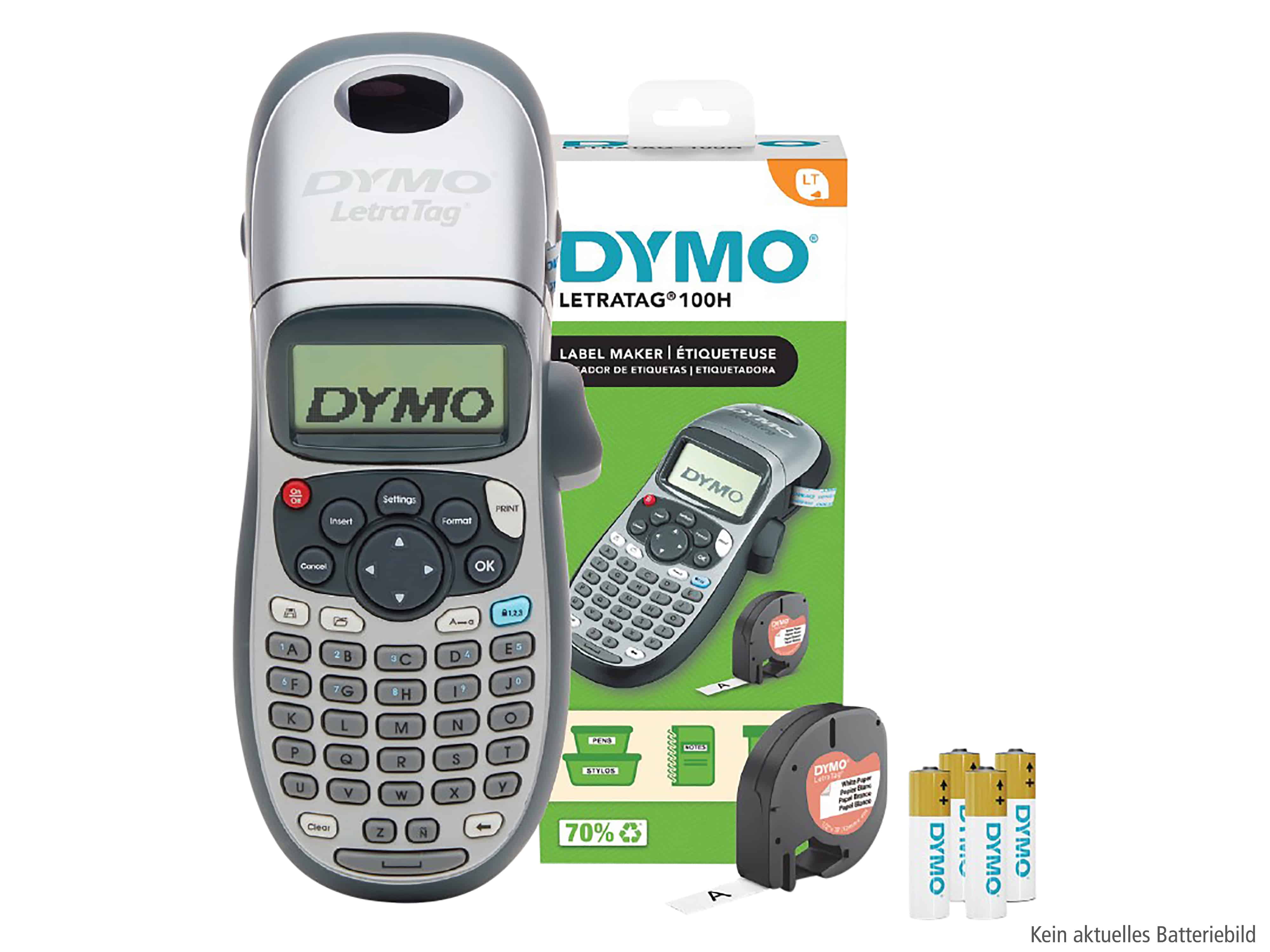 DYMO Beschriftungsgerät LetraTag LT-100H silber DYMO Beschriftungsgerät LetraTag LT-100H silber