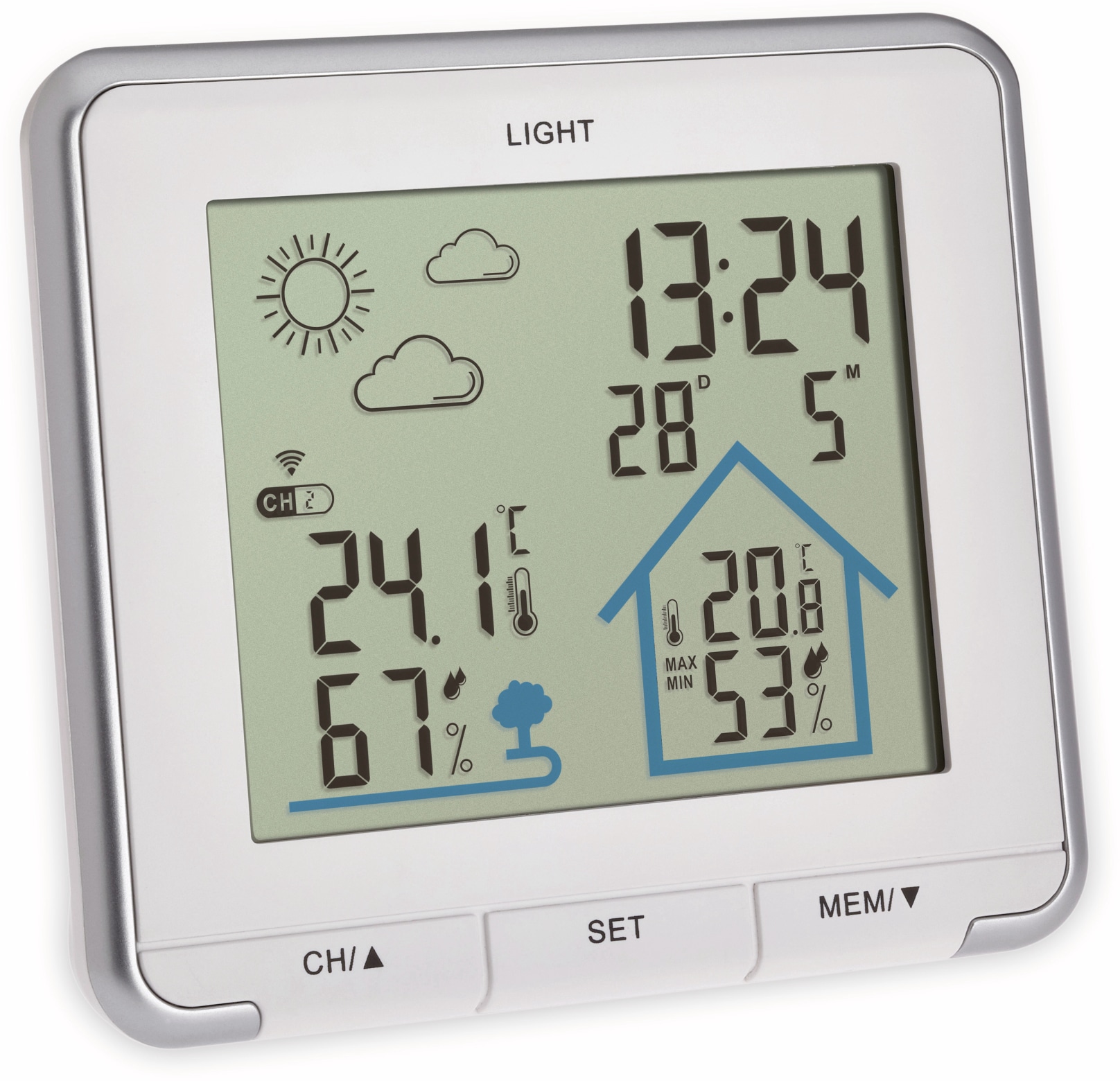 TFA Funk-Wetterstation Life, weiß, 35.1153.02 TFA Funk-Wetterstation Life, weiß, 35.1153.02