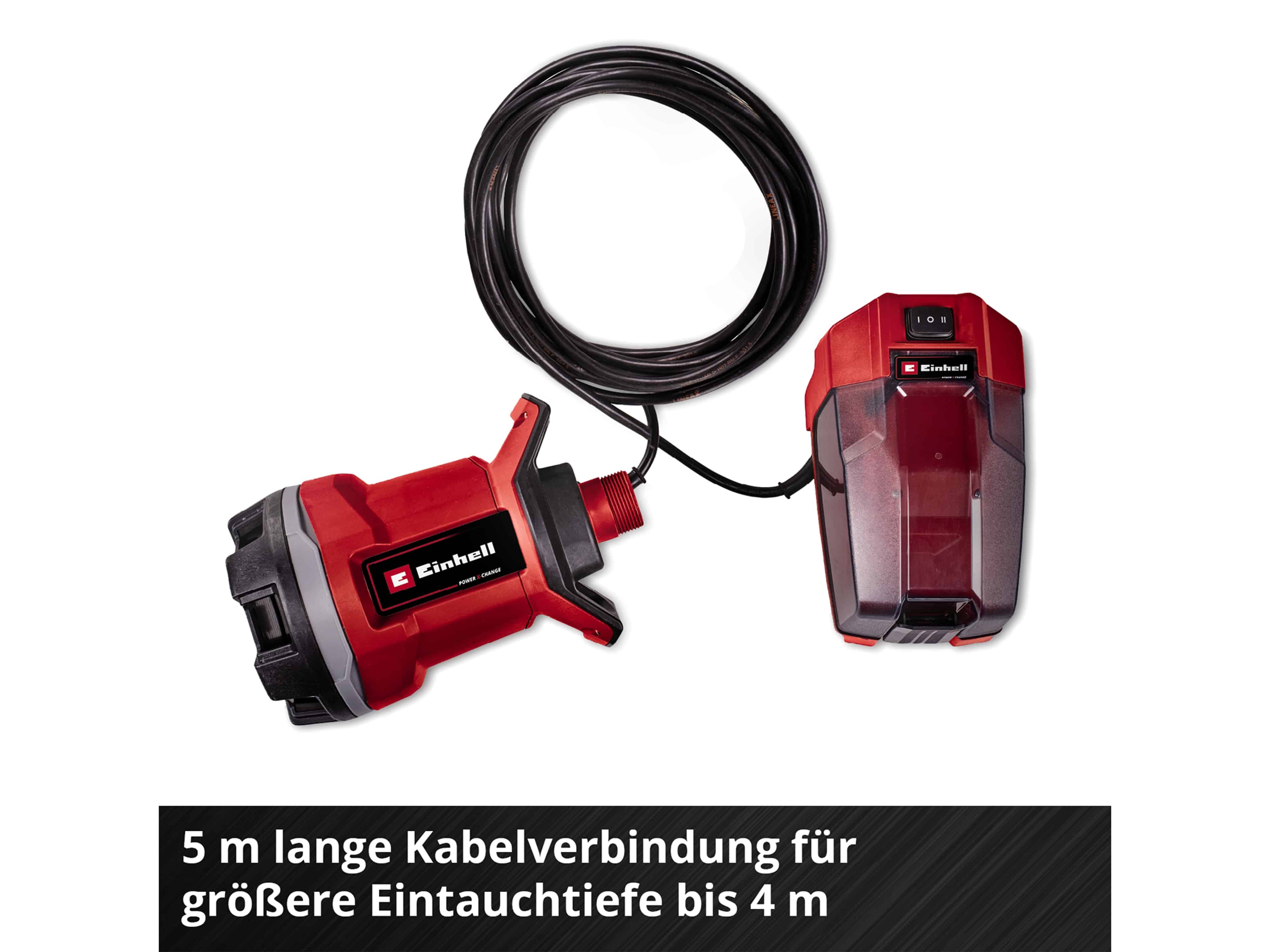 EINHELL Akku-Schmutzwasserpumpe GE-DP 18/25 Li, Solo EINHELL Akku-Schmutzwasserpumpe GE-DP 18/25 Li, Solo