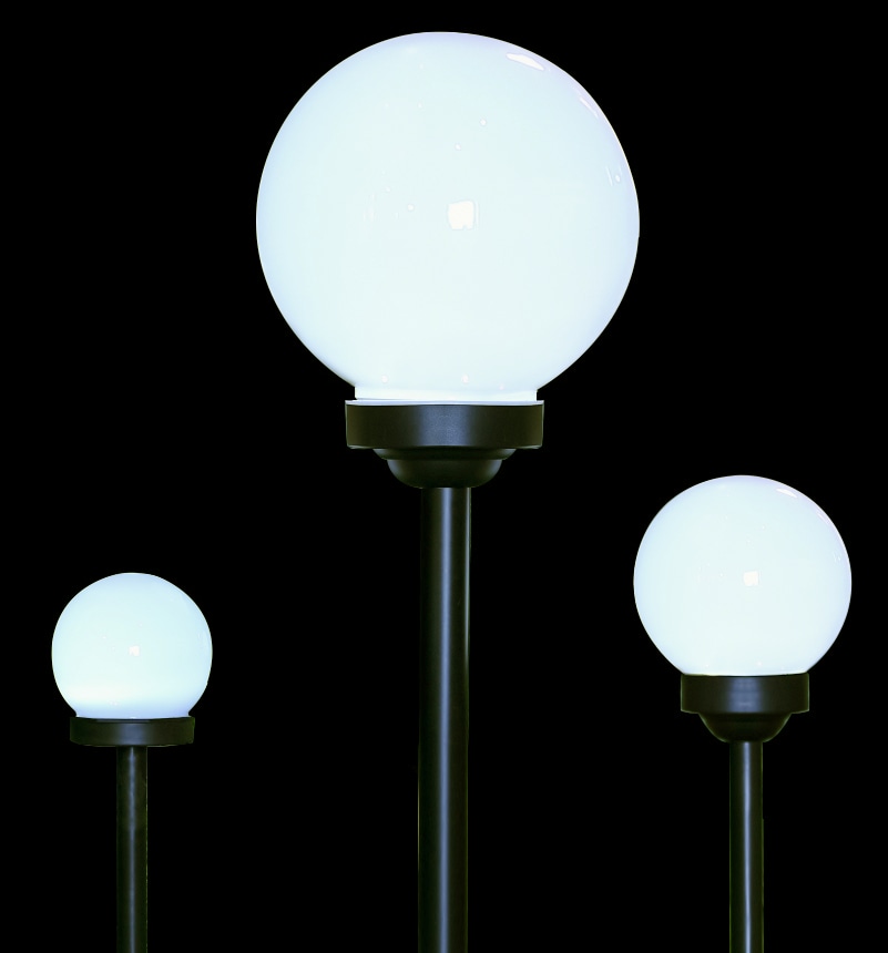 BLULAXA Solar LED-Gartenleuchte, Ø 25 cm, IP44, weiß BLULAXA Solar LED-Gartenleuchte, Ø 25 cm, IP44, weiß