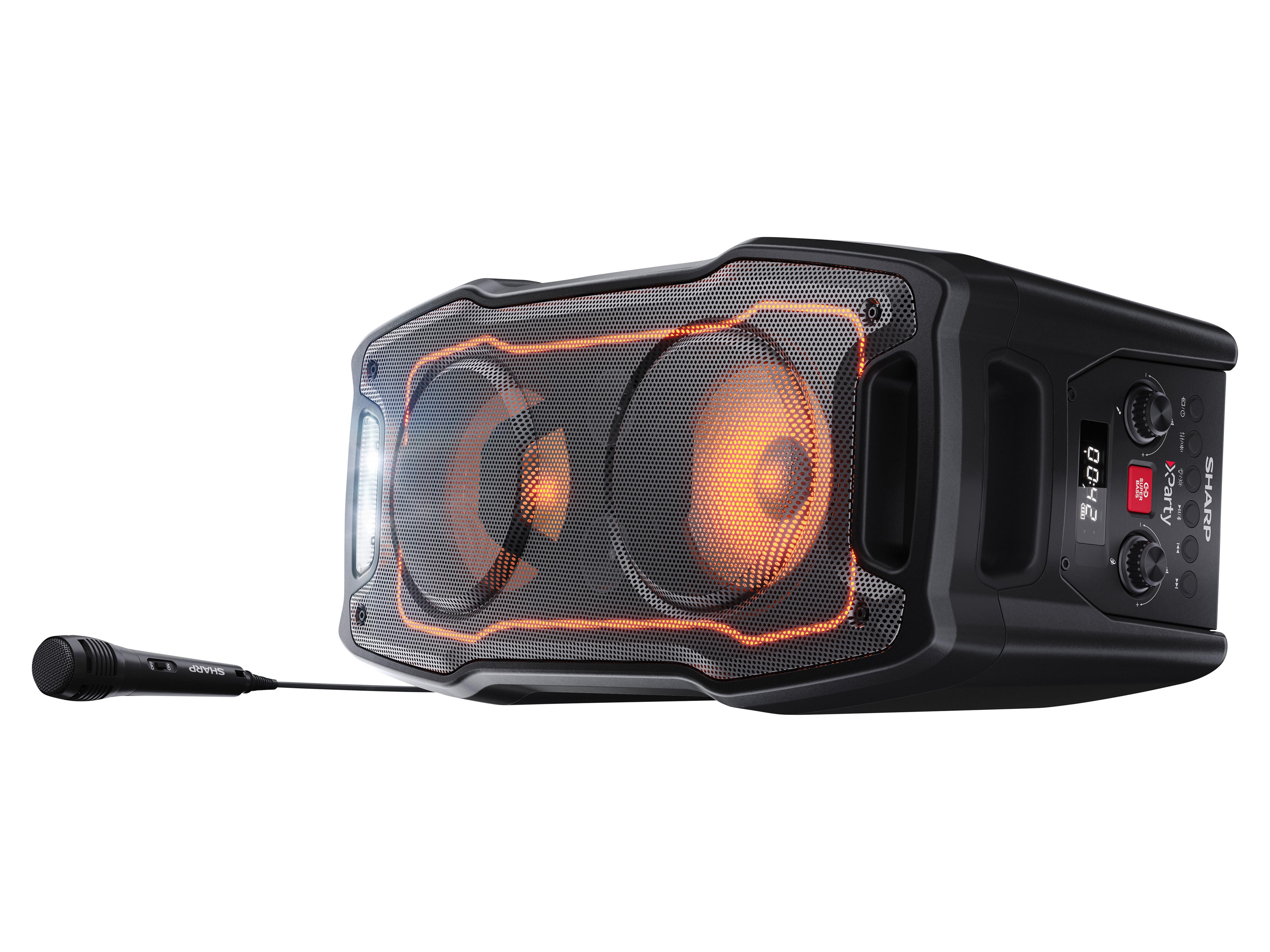 SHARP Bluetooth Party-Lautsprecher PS931, 180 W, schwarz SHARP Bluetooth Party-Lautsprecher PS931, 180 W, schwarz