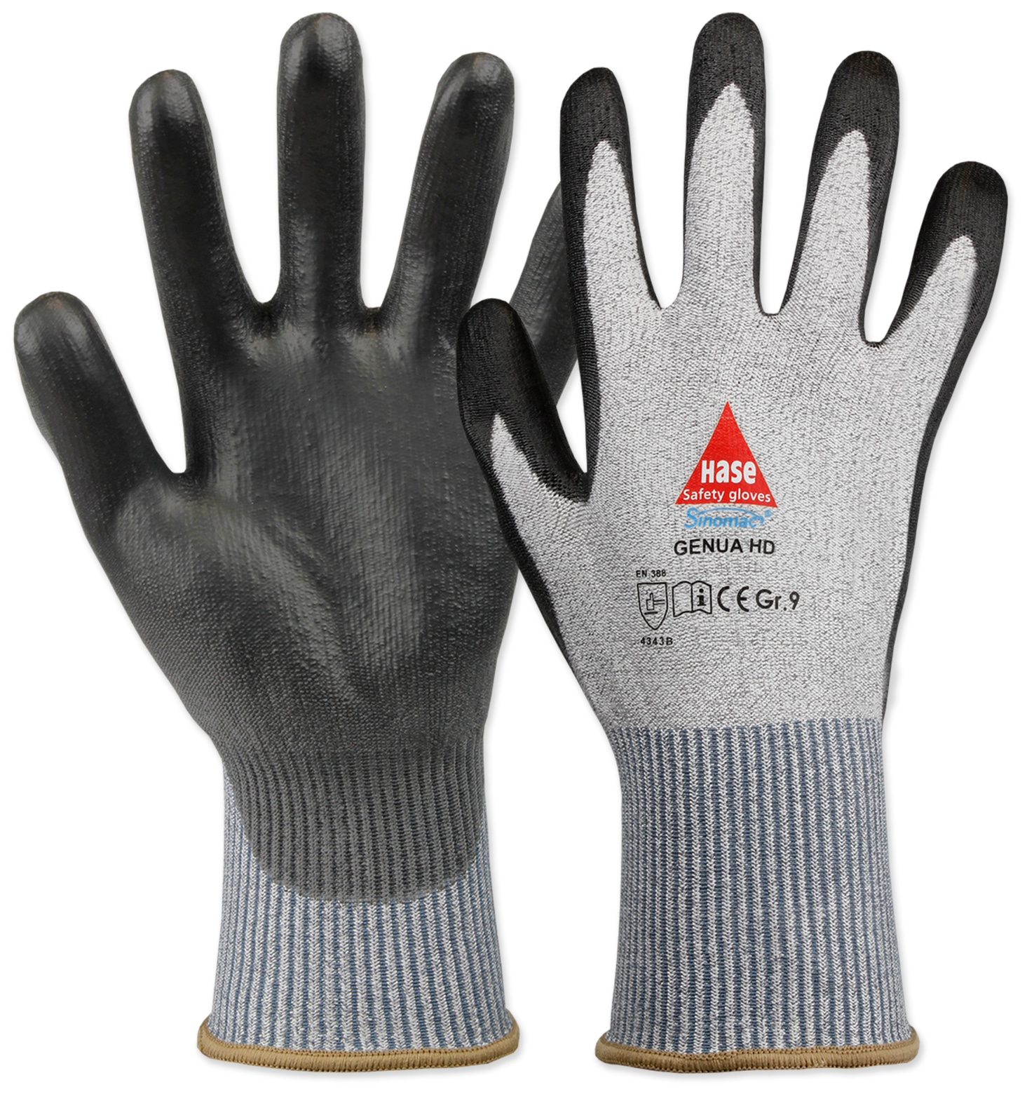 HASE SAFETY GLOVES Schnittschutz-Arbeitshandschuhe Genua HD, Größe 9 HASE SAFETY GLOVES Schnittschutz-Arbeitshandschuhe Genua HD, Größe 9