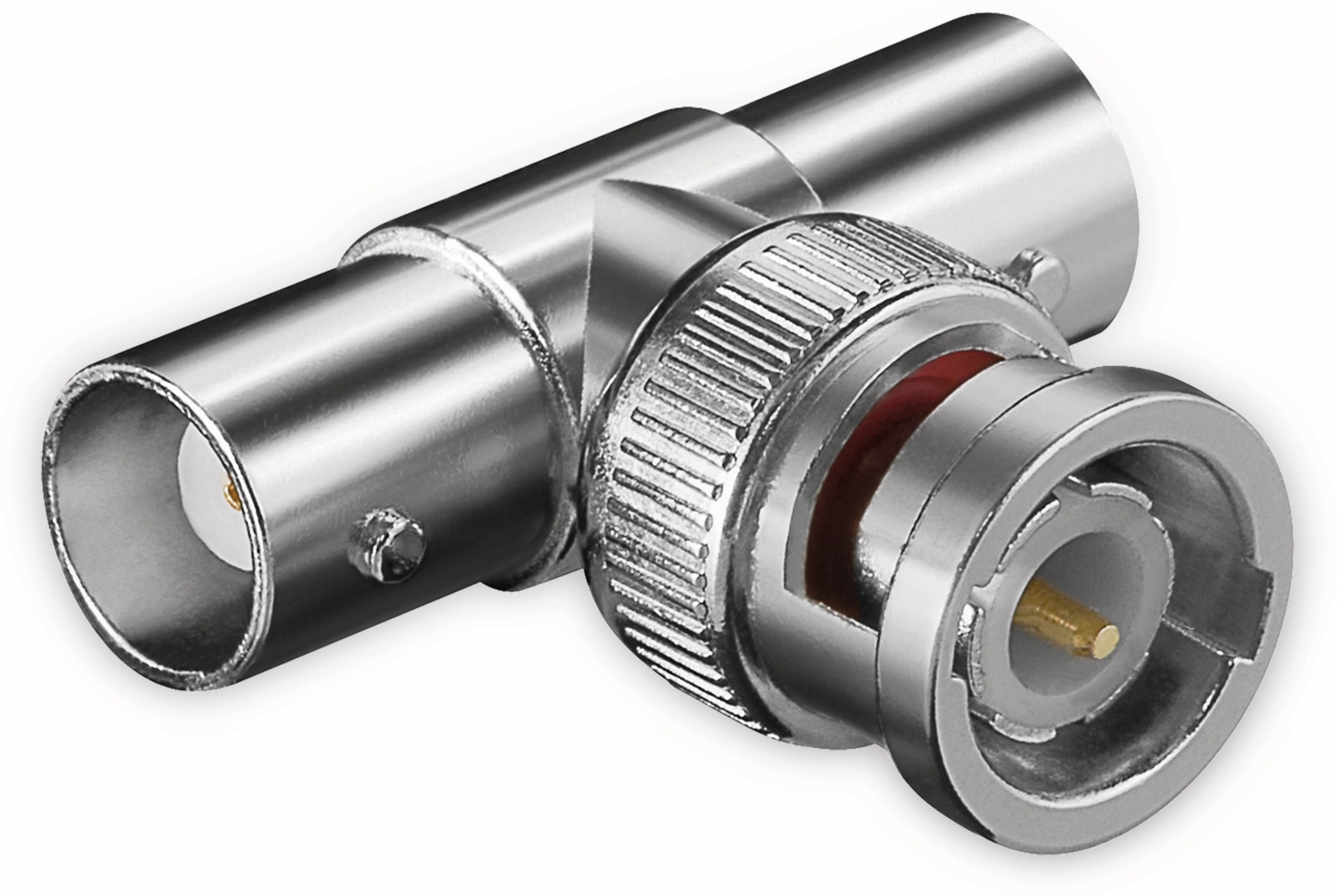 S-IMPULS BNC-Adapter, BNC-Stecker auf 2x BNC-Buchsen / BNC-T-Stück S-IMPULS BNC-Adapter, BNC-Stecker auf 2x BNC-Buchsen / BNC-T-Stück