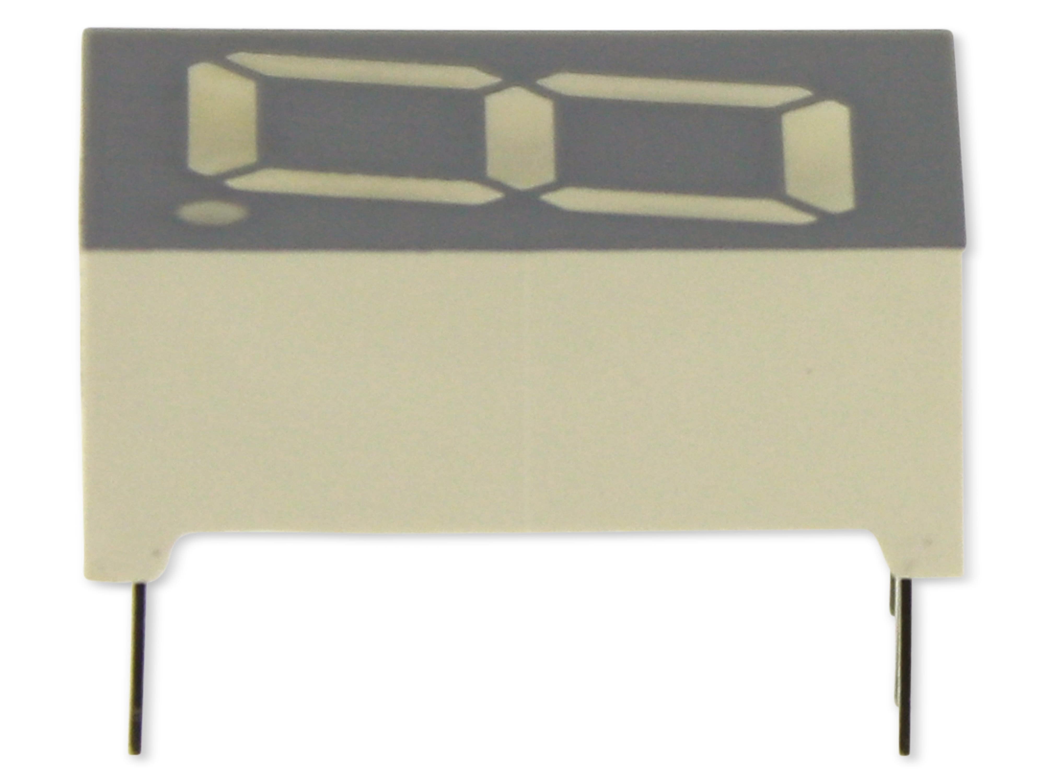 KINGBRIGHT 7-Segment, SA52-11SURKWA, Rot, 110 mcd, 630 nm, 17.5 x 12.4 x 7mm KINGBRIGHT 7-Segment, SA52-11SURKWA, Rot, 110 mcd, 630 nm, 17.5 x 12.4 x 7mm