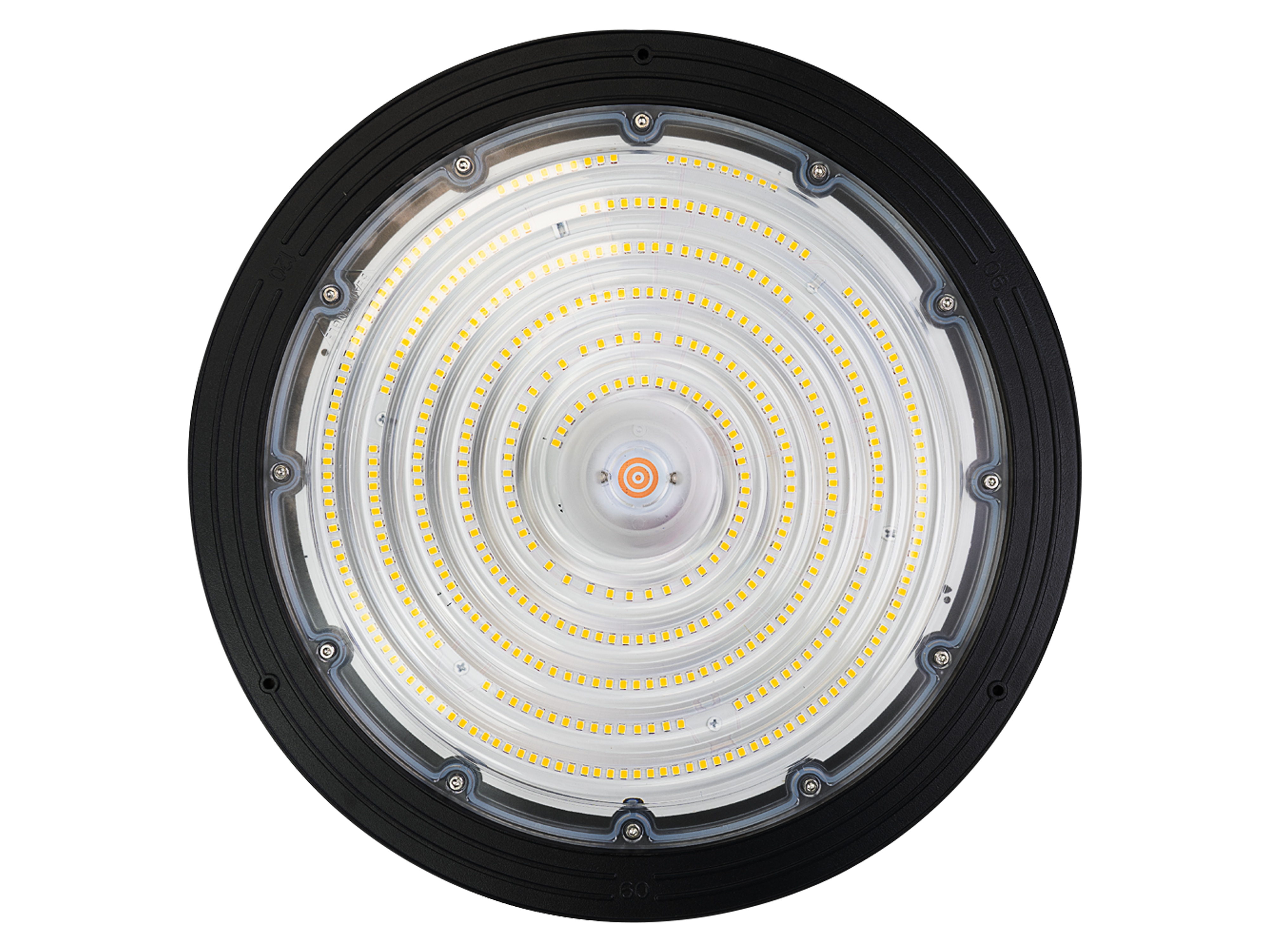 ENOVALITE LED-HighBay-Leuchte, UFO, 120...200 W, CCT, EEK: C, 19200...32000 lm, dimmbar, schwarz