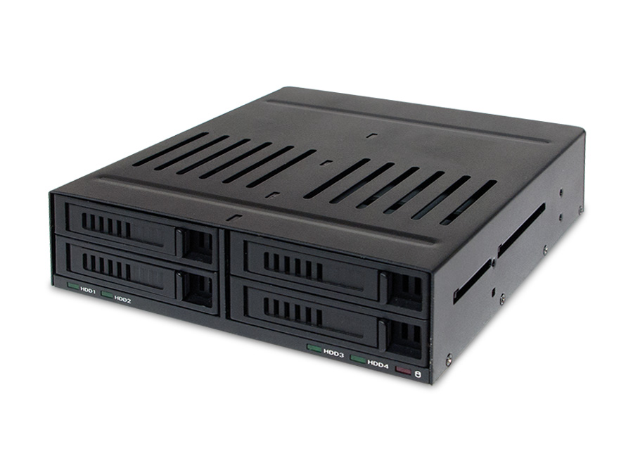 INTER-TECH SATA-Wechselrahmen, 4x 6,35 cm (2,5") INTER-TECH SATA-Wechselrahmen, 4x 6,35 cm (2,5")