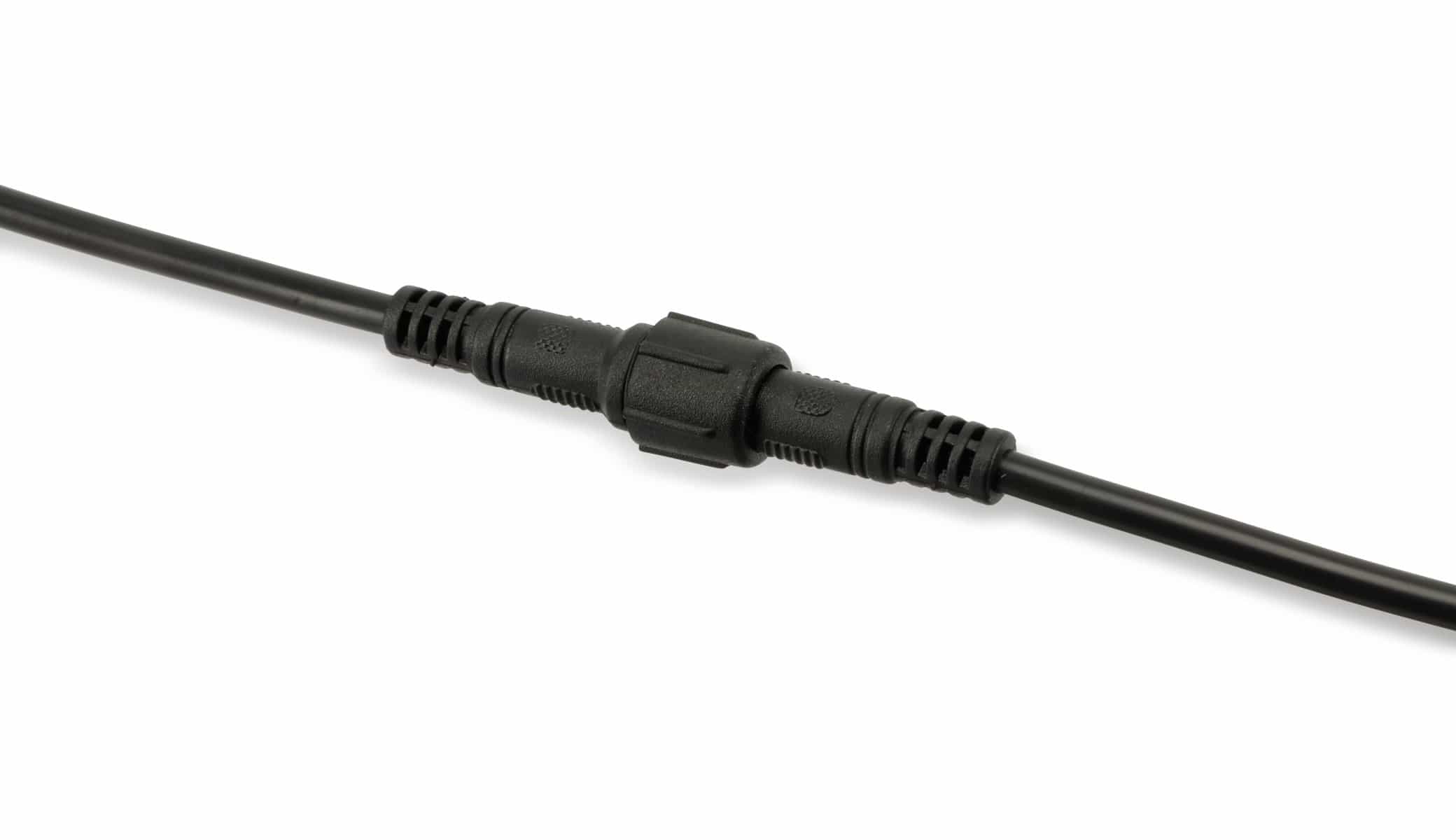 Wasserdichtes Steckverbindungsset, Stecker/Kupplung, 1 m, 2-polig Wasserdichtes Steckverbindungsset, Stecker/Kupplung, 1 m, 2-polig