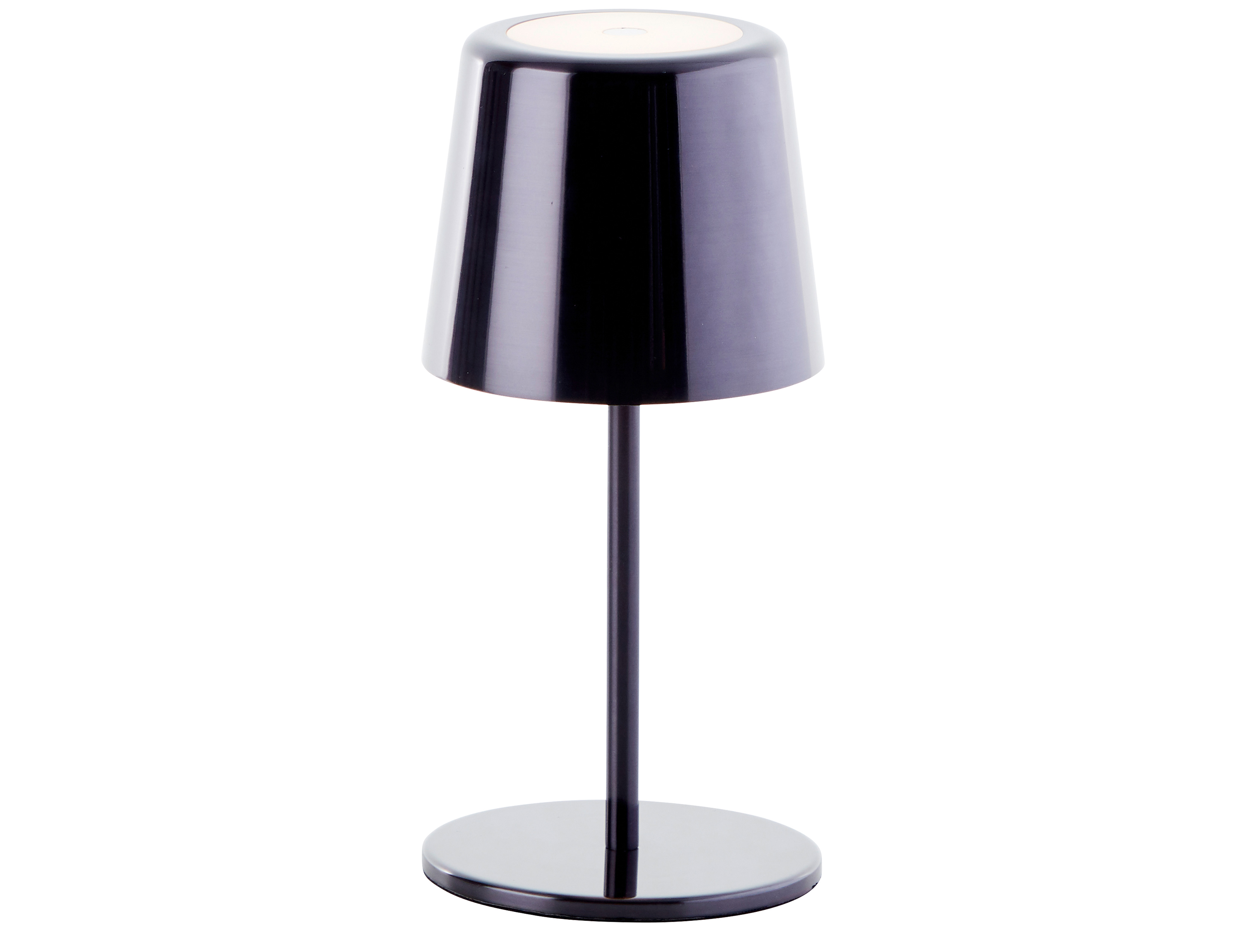 BRILLIANT LED-Akku-Tischleuchte Xaana, 4W, 300lm, CCT, schwarz-chrom BRILLIANT LED-Akku-Tischleuchte Xaana, 4W, 300lm, CCT, schwarz-chrom