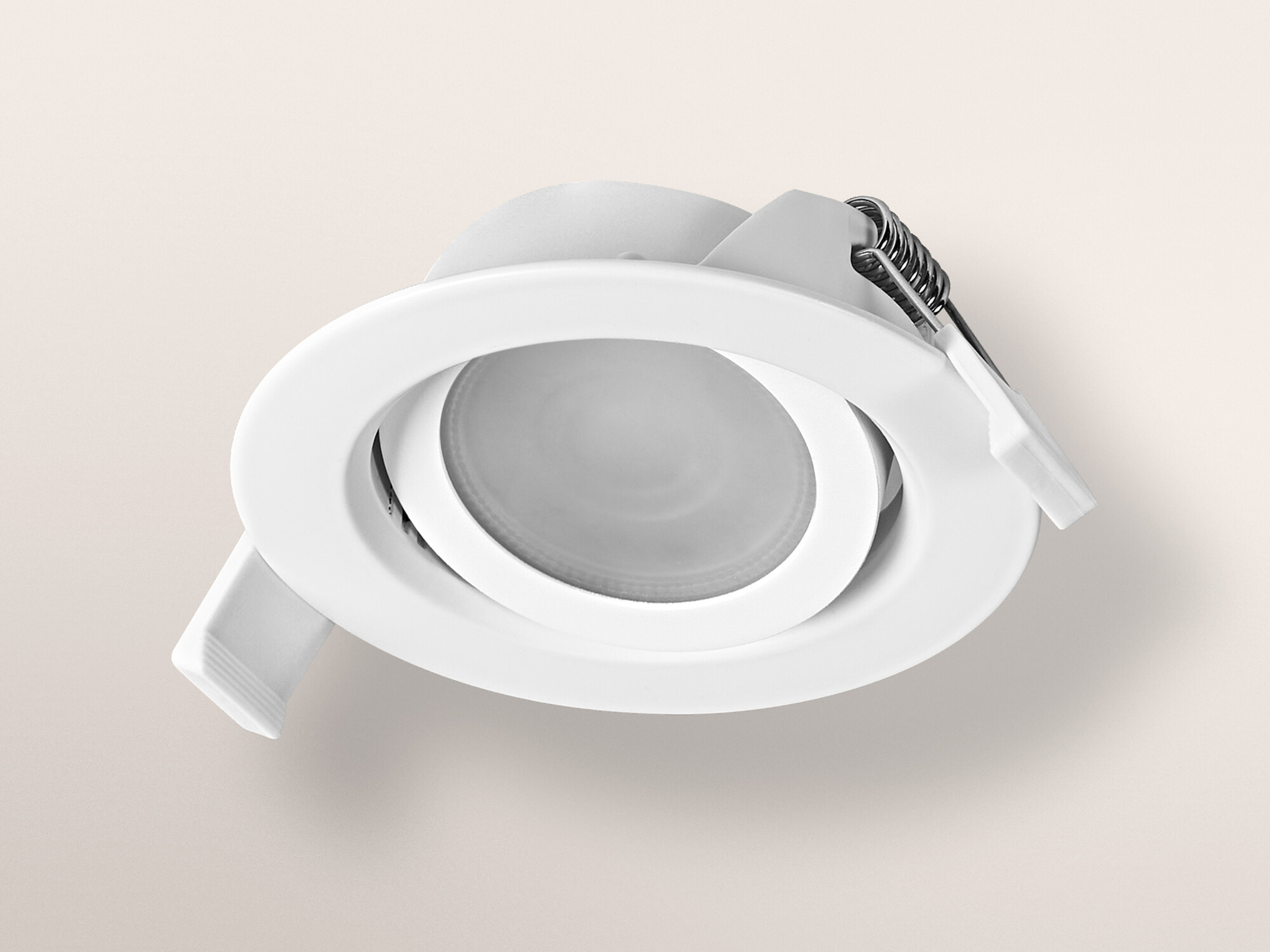 OSRAM LED-Einbauleuchte, 4,9W, 2700K, 220lm, warmweiß, IP20, dimmbar, weiß, 3er Set OSRAM LED-Einbauleuchte, 4,9W, 2700K, 220lm, warmweiß, IP20, dimmbar, weiß, 3er Set