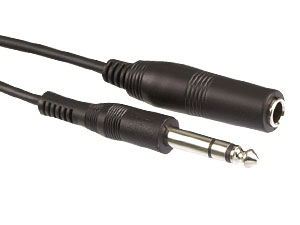 S-IMPULS Klinken-Verlängerung, 6,3 mm, 5 m S-IMPULS Klinken-Verlängerung, 6,3 mm, 5 m