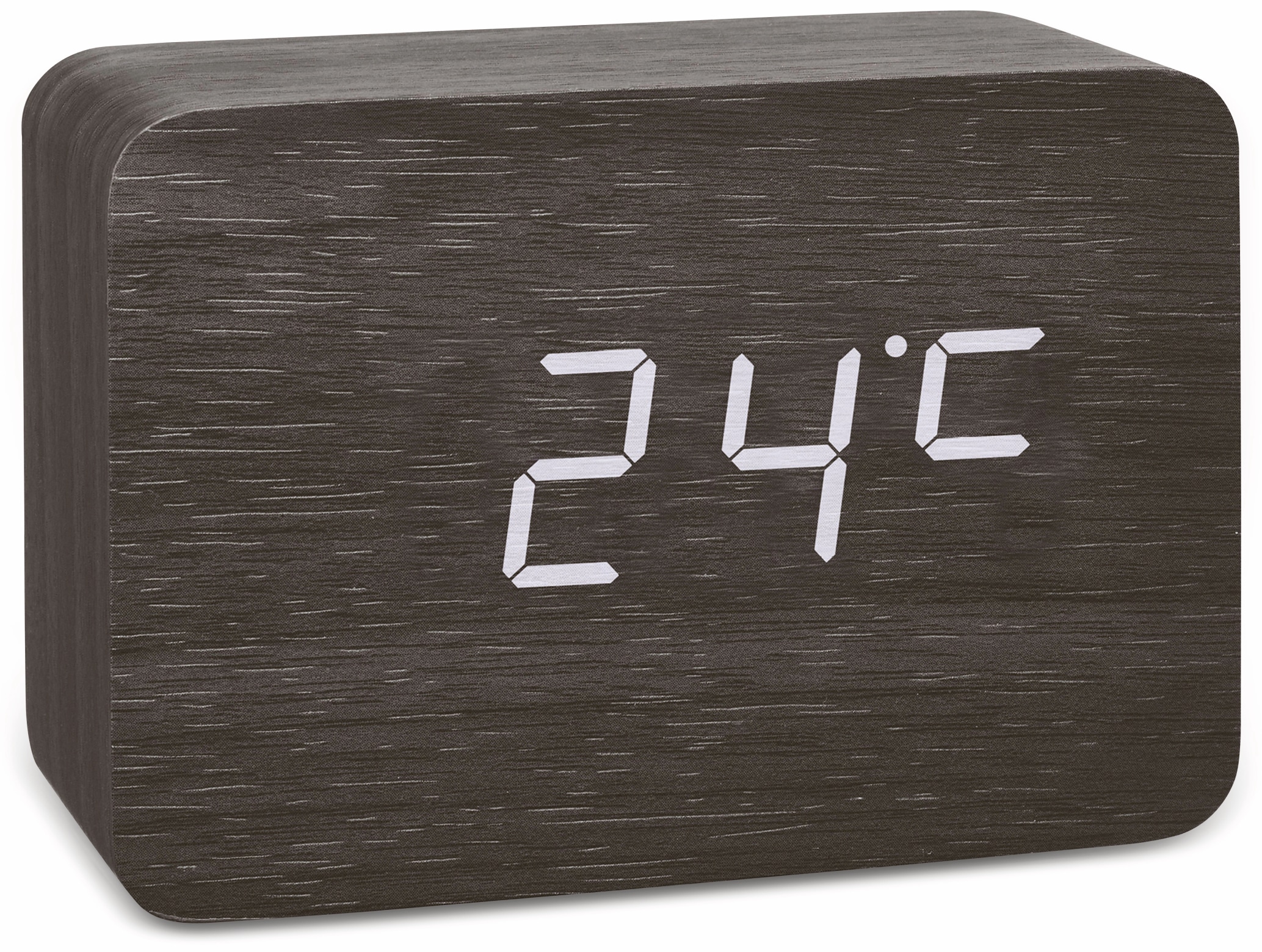 TFA Digitaler Funkwecker Clocco, schwarz, weiße LED TFA Digitaler Funkwecker Clocco, schwarz, weiße LED
