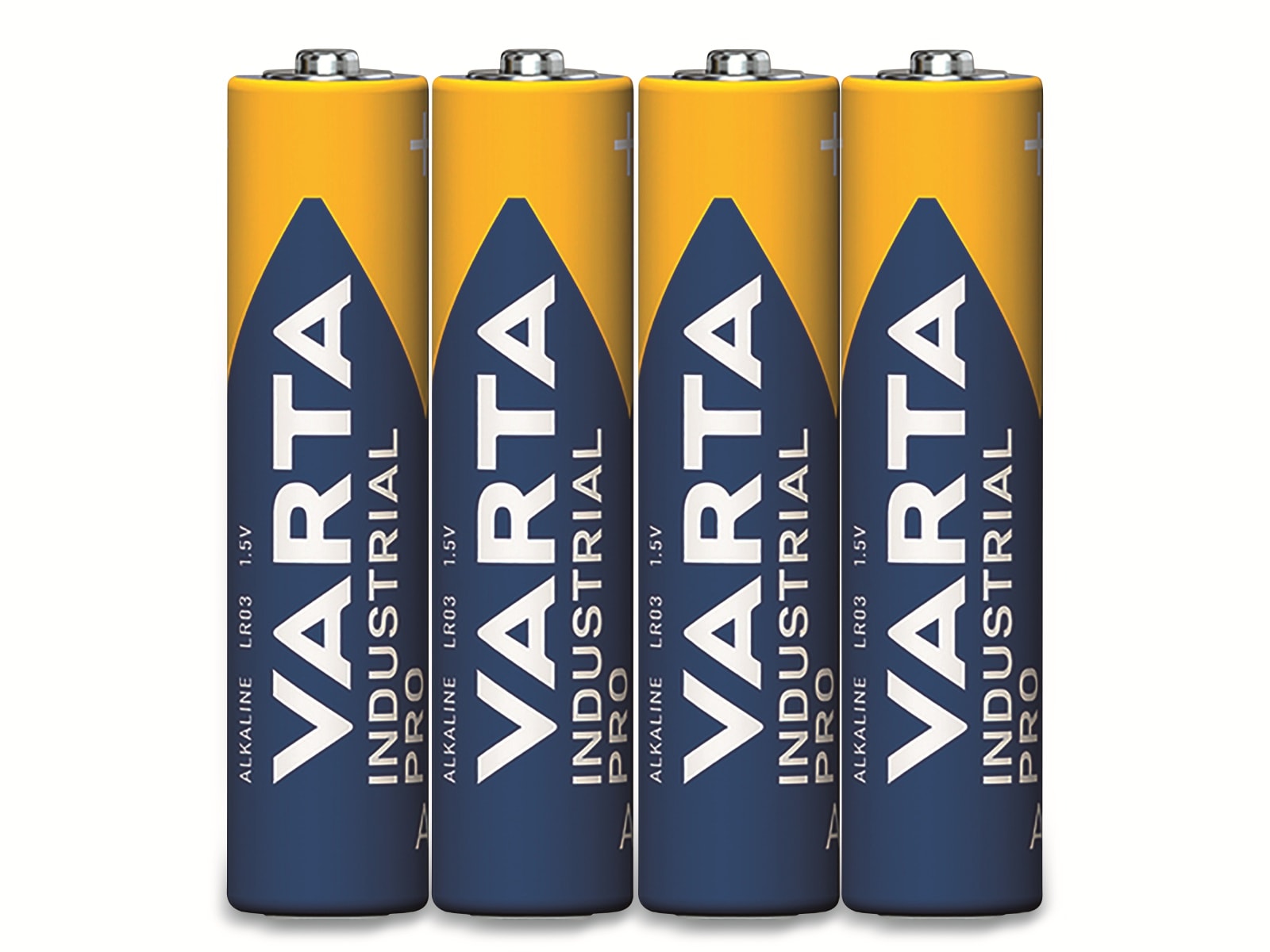 VARTA Batterie Alkaline, Micro, AAA, LR03, 1.5V, Industrial Pro, 4 Stück VARTA Batterie Alkaline, Micro, AAA, LR03, 1.5V, Industrial Pro, 4 Stück
