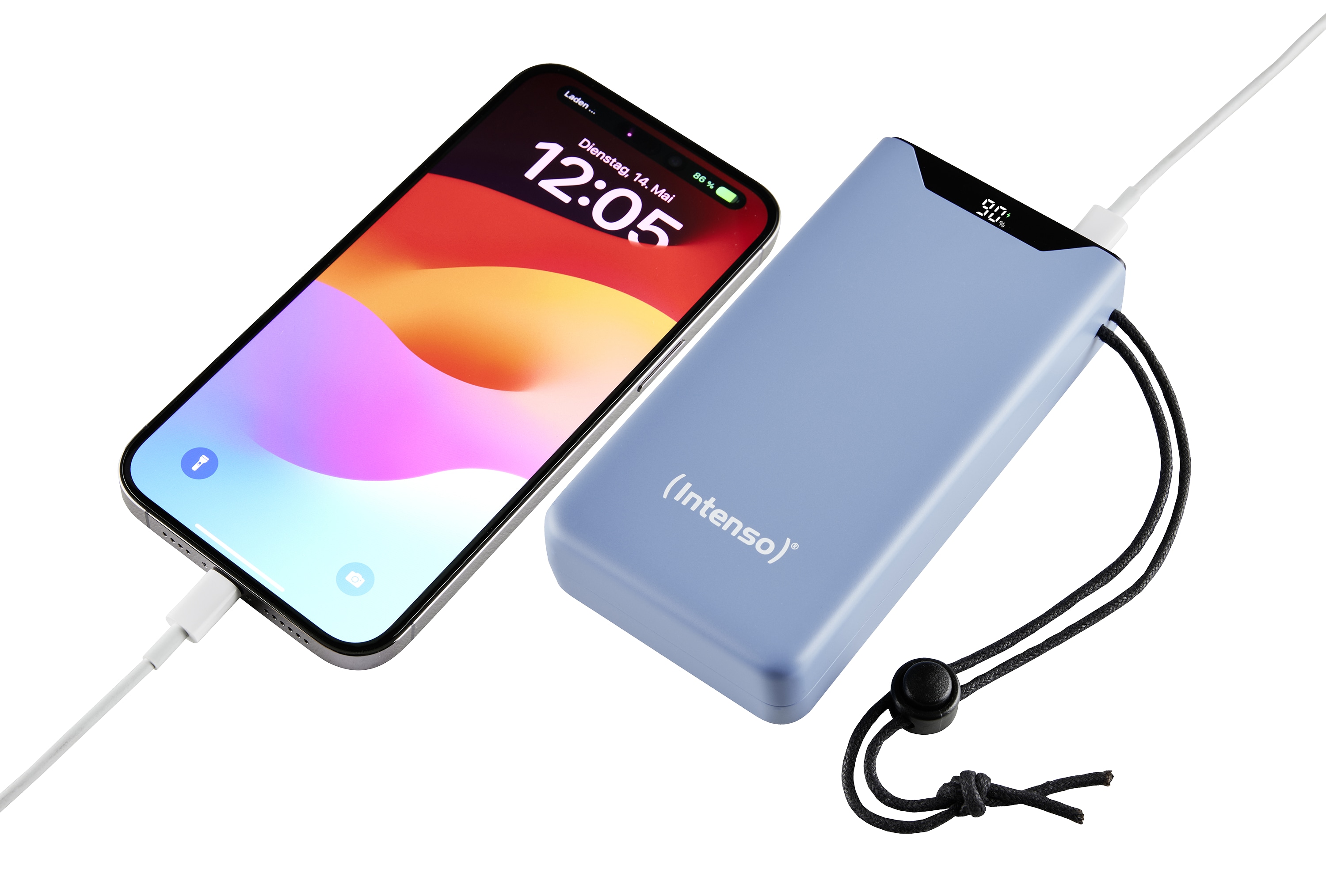 INTENSO USB Powerbank 7332055, F20000, 20.000mAh, 20 W, blau INTENSO USB Powerbank 7332055, F20000, 20.000mAh, 20 W, blau